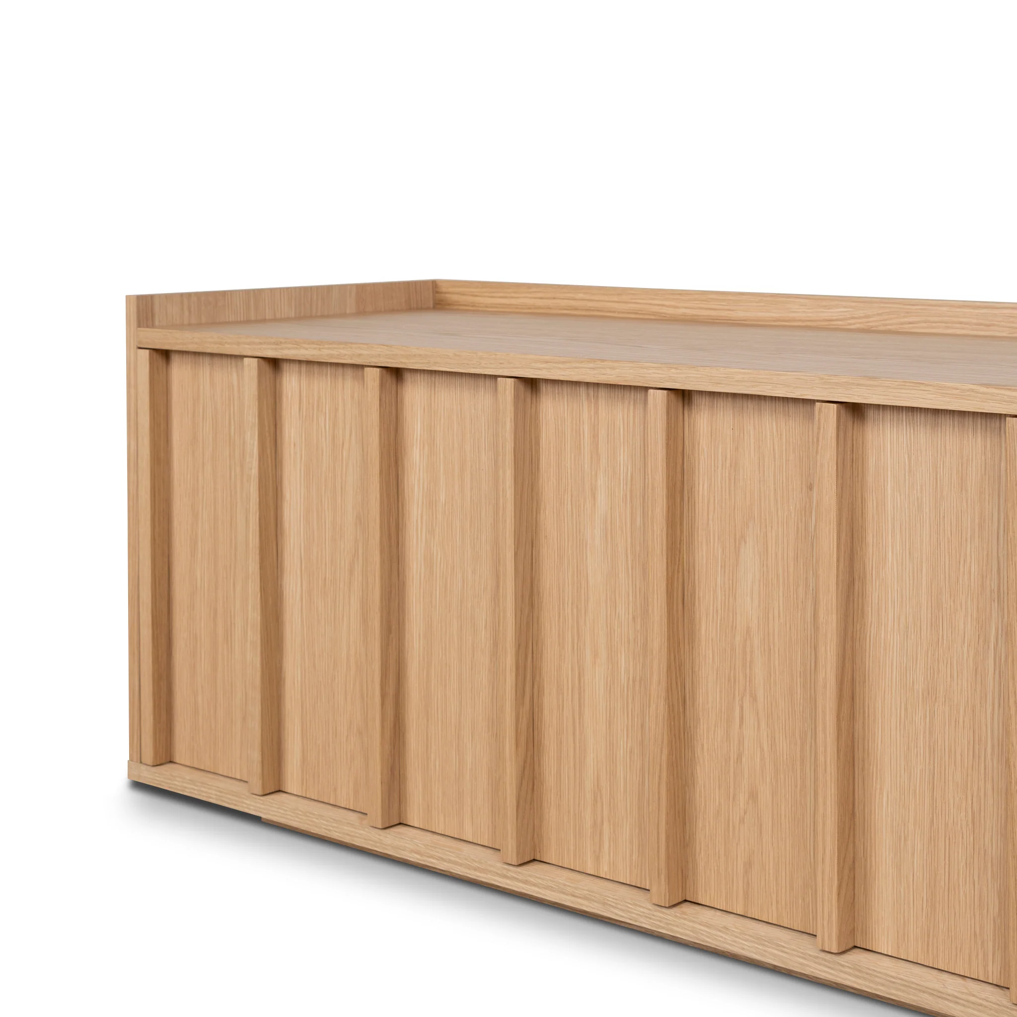 CTV10217-KD 2m Wooden TV Entertainment Unit - Natural - Image 9