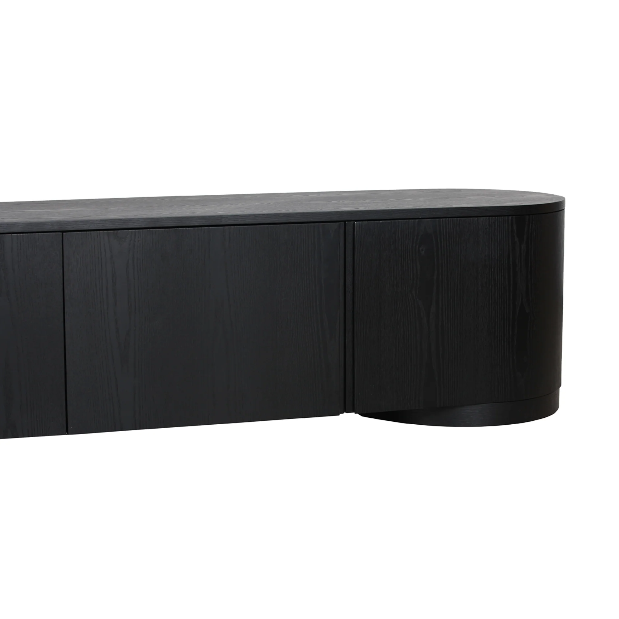 CTV10277-DW 2.2m TV Entertainment Unit - Full Black - Image 4