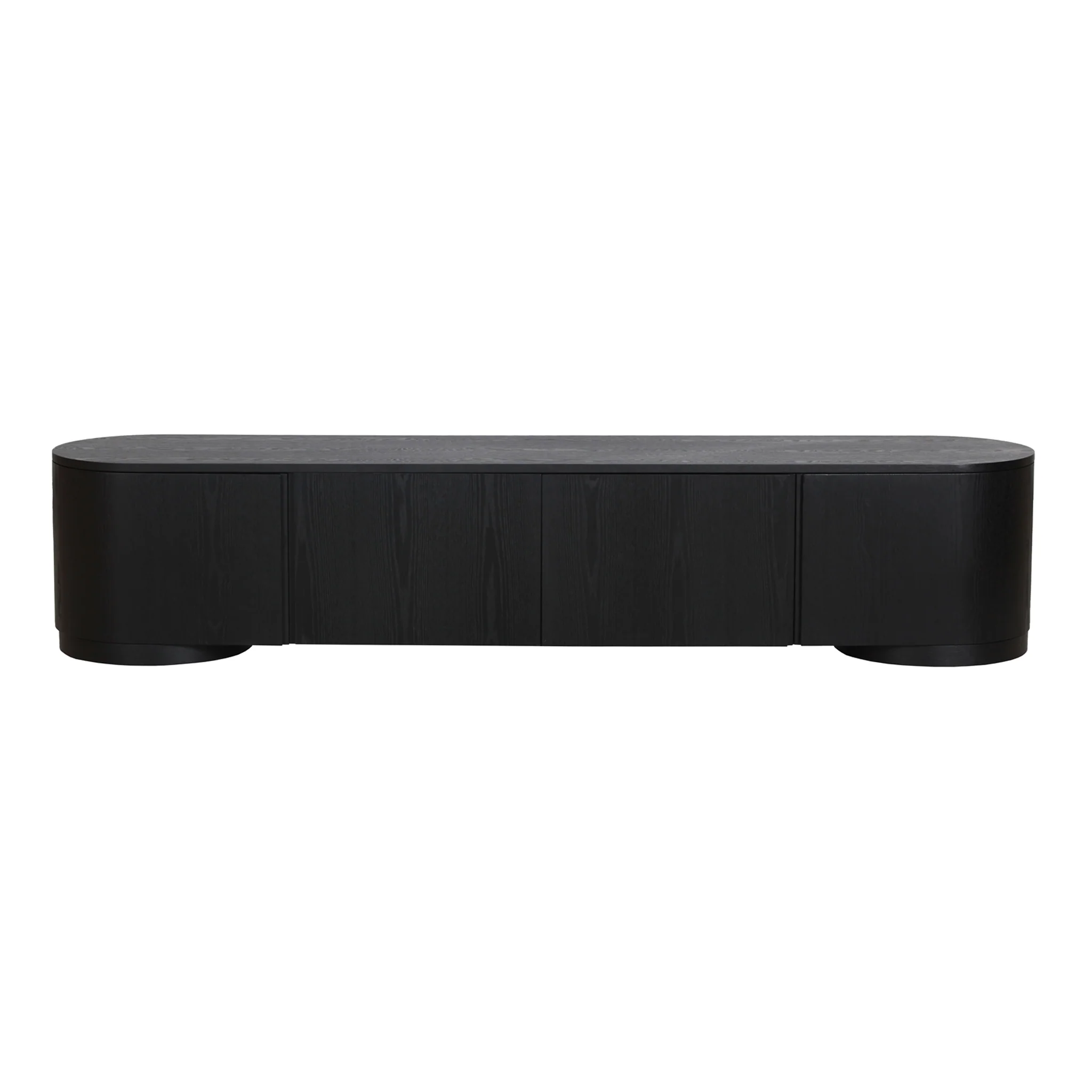 CTV10277-DW 2.2m TV Entertainment Unit - Full Black - Image 5
