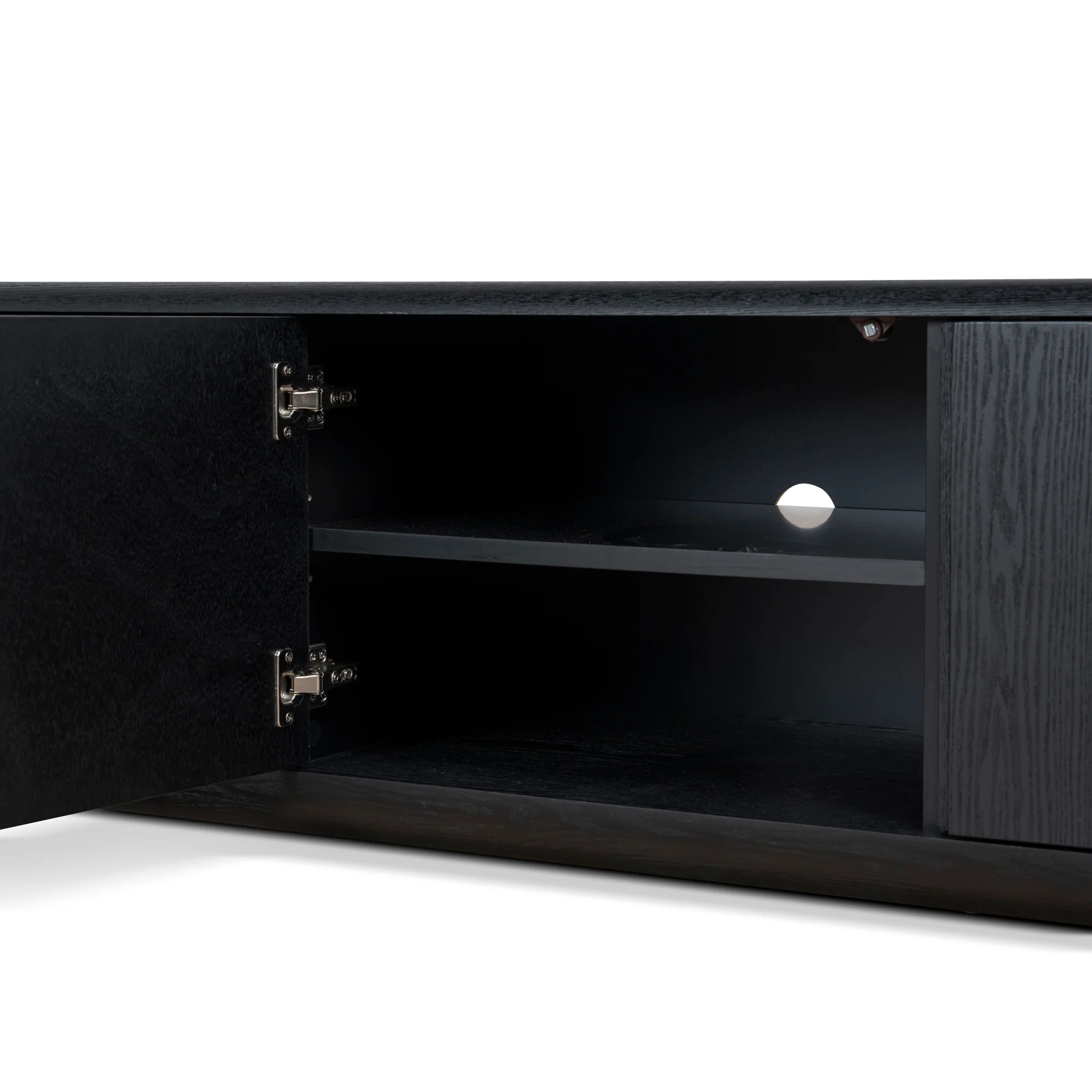 CTV10279-DW 2.2m TV Entertainment Unit - Full Black - Image 8