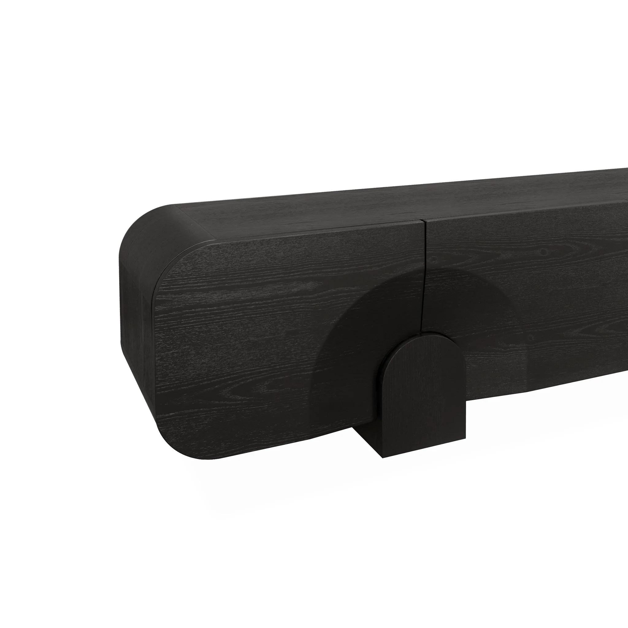 CTV10296-VA 2.2m TV Entertainment Unit - Textured Espresso Black - Image 3