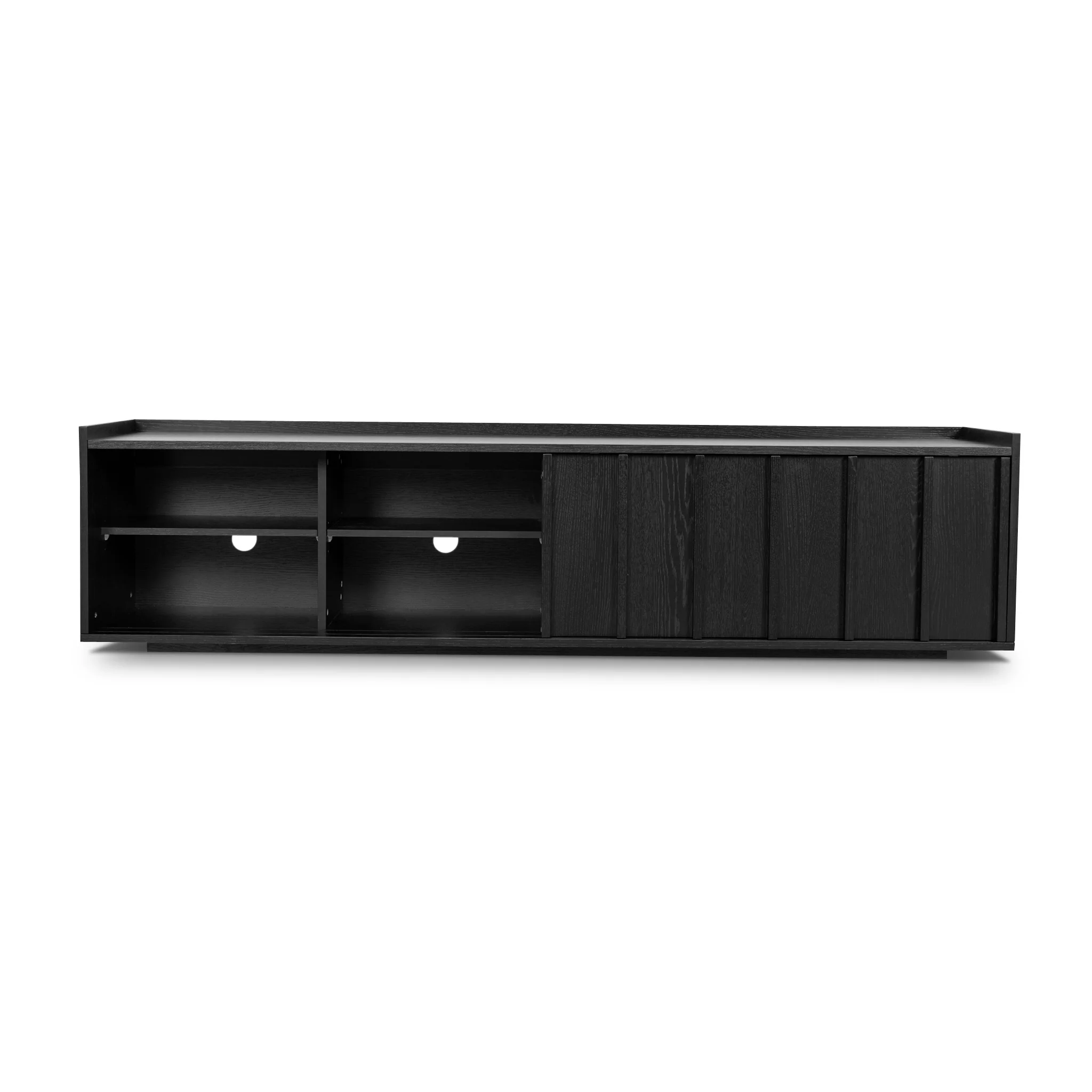CTV10381-KD 2m TV Entertainment Unit - Black - Image 3