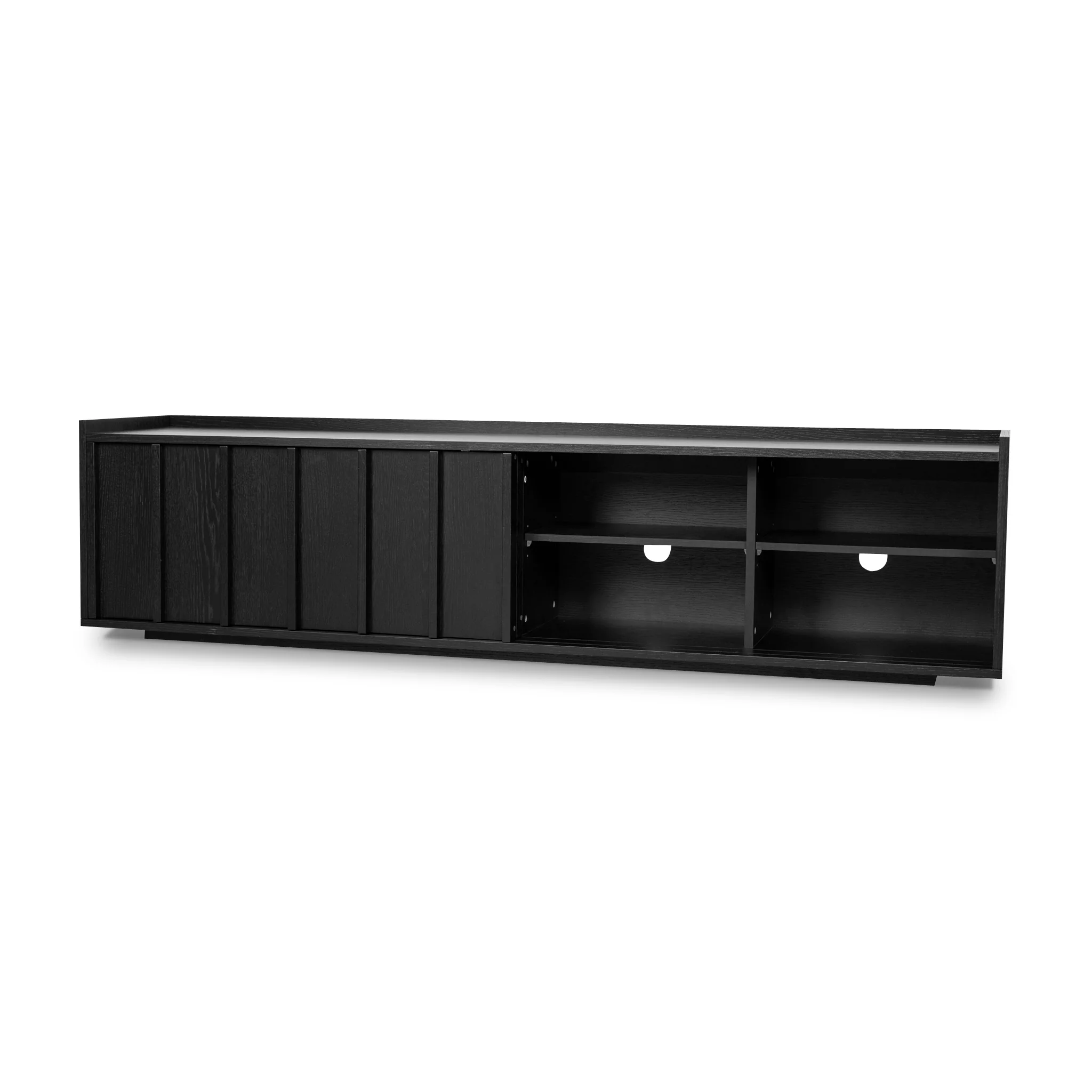 CTV10381-KD 2m TV Entertainment Unit - Black - Image 4
