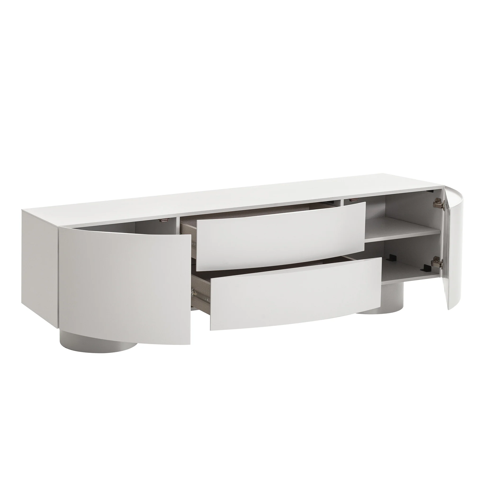 CTV10541-IG 1.8m TV Entertainment Unit - Warm Grey - Image 5