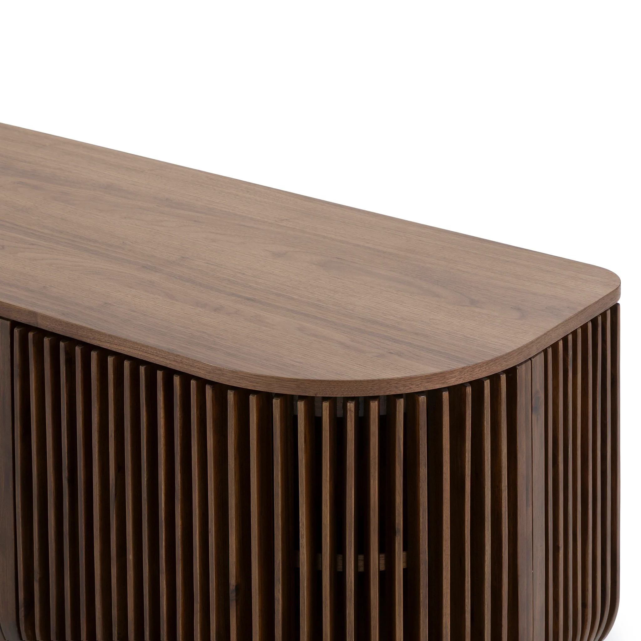 CTV10688-CU 2.15m TV Entertainment Unit - Walnut Stain - Image 6