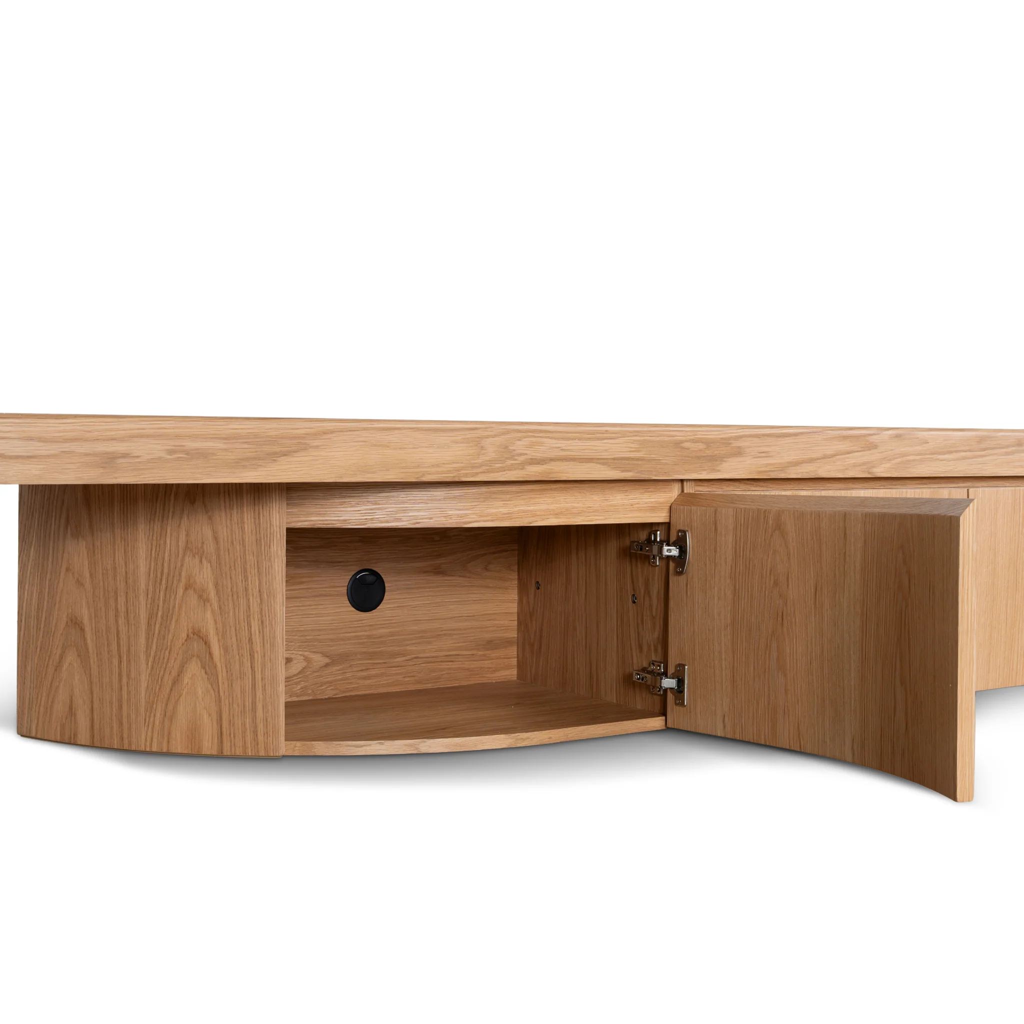 CTV10946-CN Extendable TV Entertainment Unit - Natural Oak - Image 13