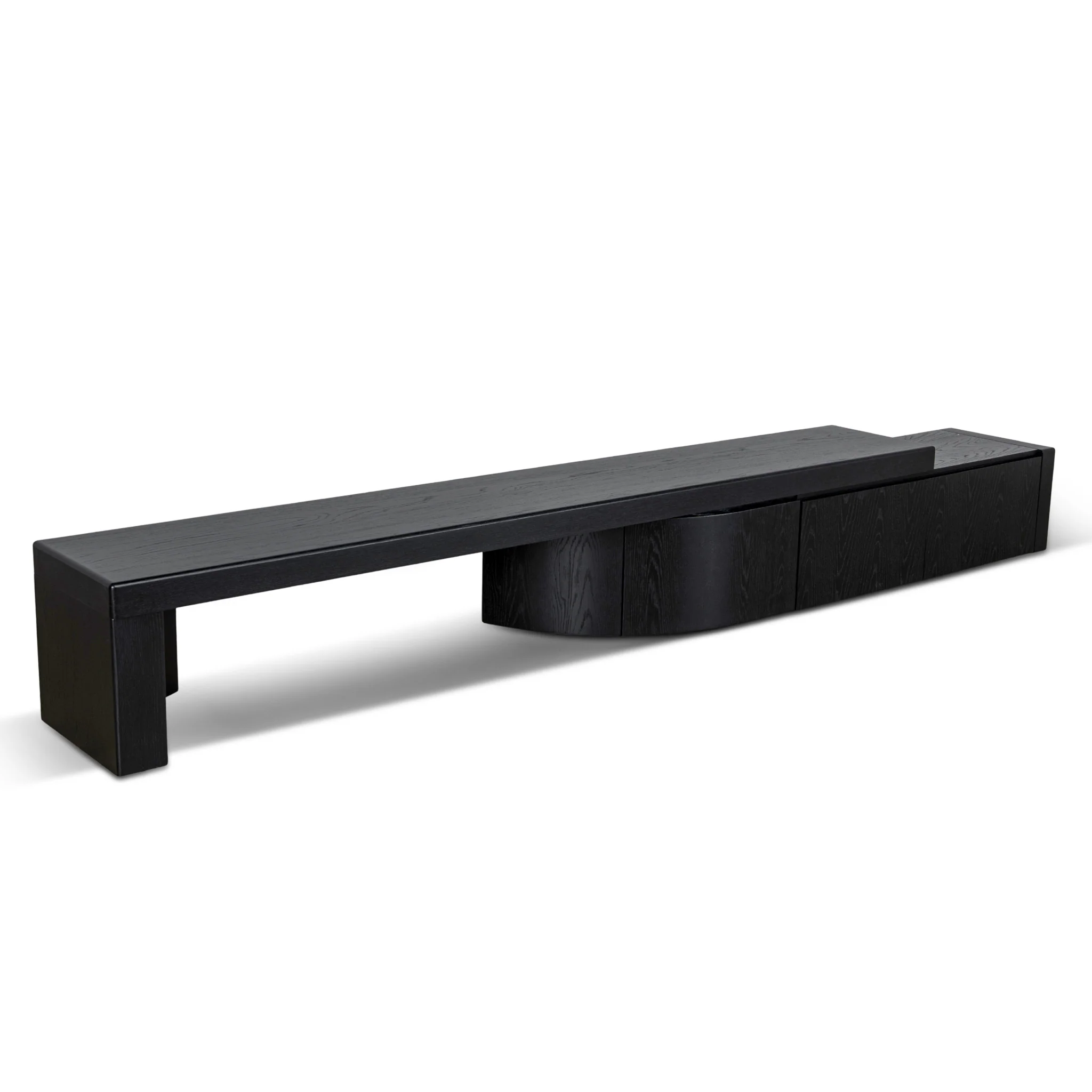 CTV10948-CN Extendable TV Entertainment Unit - Black Oak - Image 3