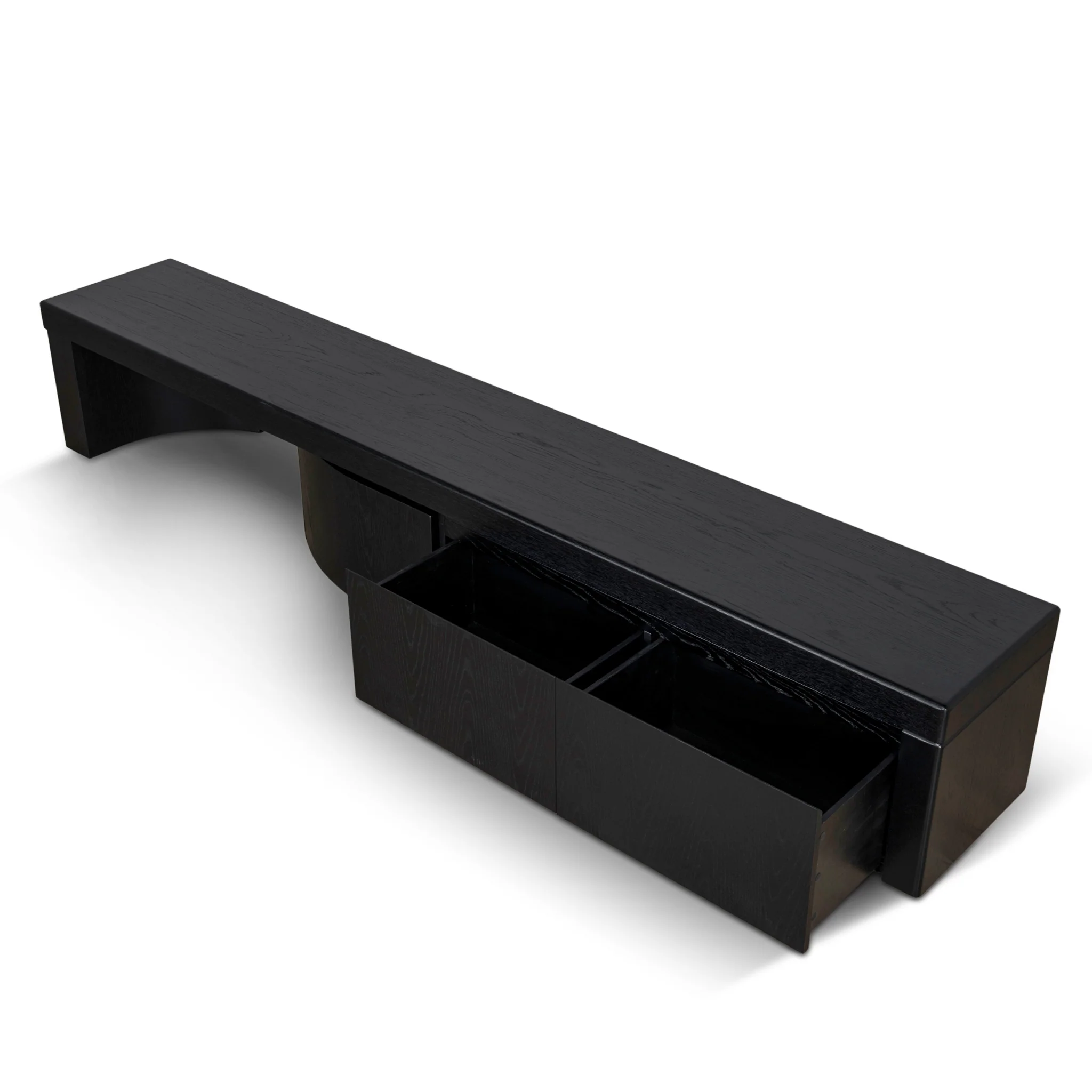 CTV10948-CN Extendable TV Entertainment Unit - Black Oak - Image 4