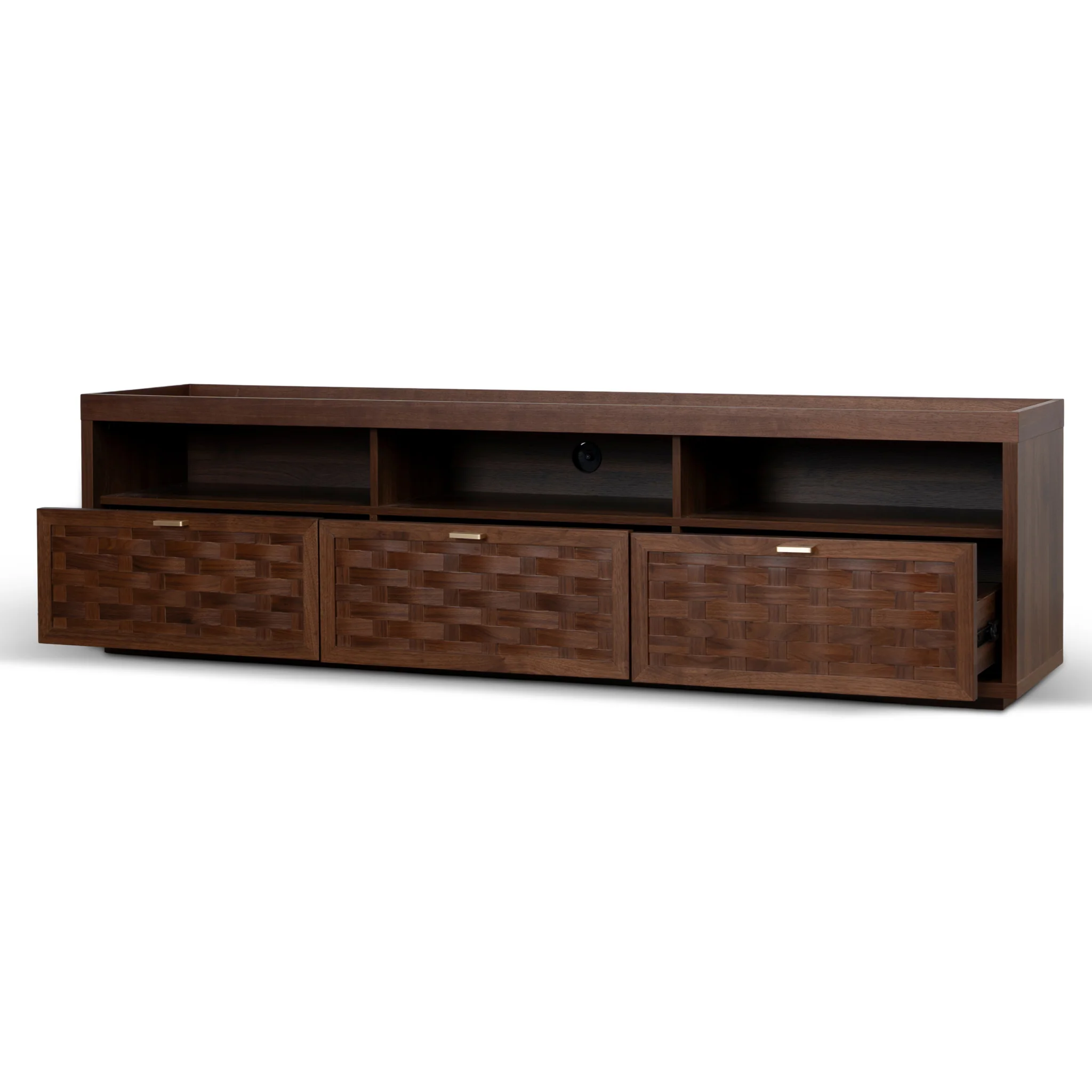 CTV10970-IG 1.8m TV Entertainment Unit - Walnut - Image 3