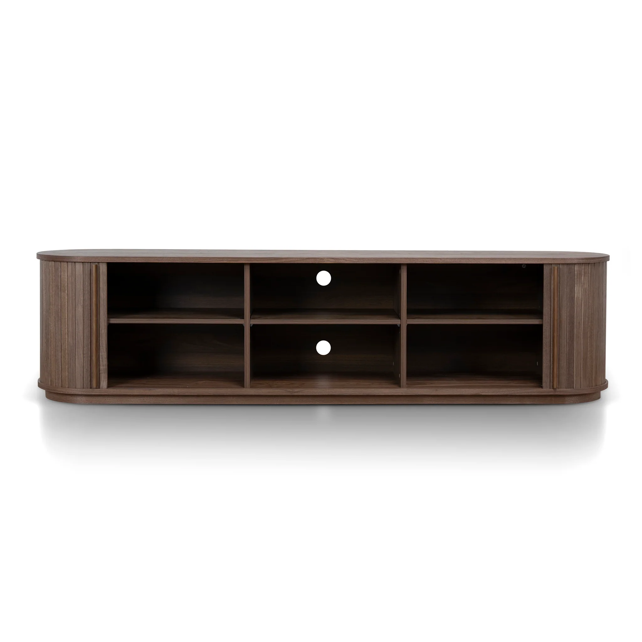 CTV12264-KD 2m TV Entertainment Unit - Walnut - Image 3