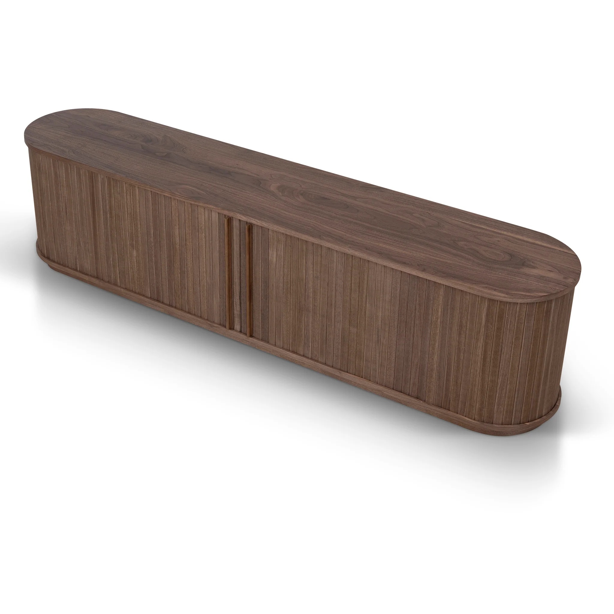 CTV12264-KD 2m TV Entertainment Unit - Walnut - Image 4