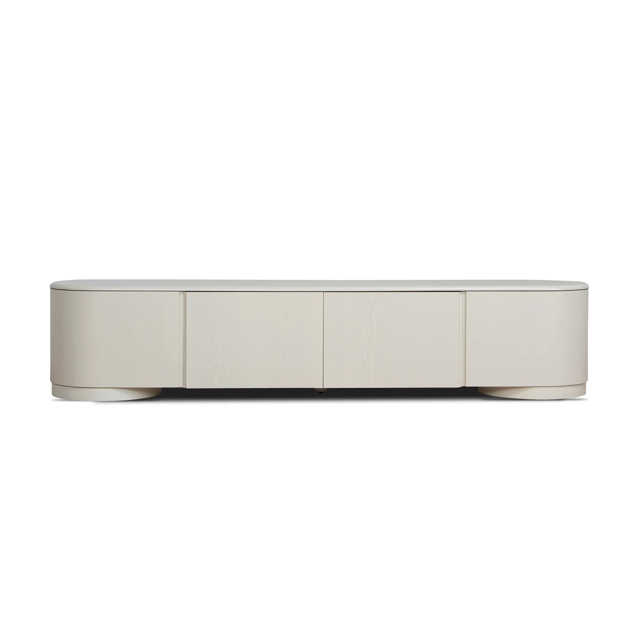 CTV12266-DW 2.2m TV Entertainment Unit -  Ivory Oat - Image 2
