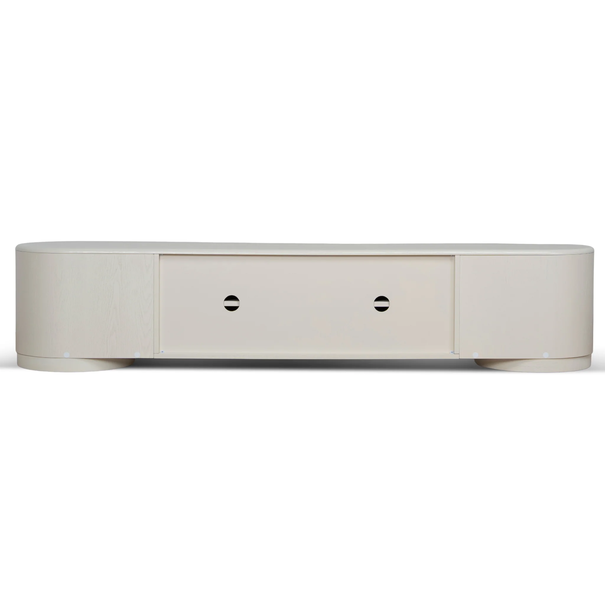 CTV12266-DW 2.2m TV Entertainment Unit -  Ivory Oat - Image 5