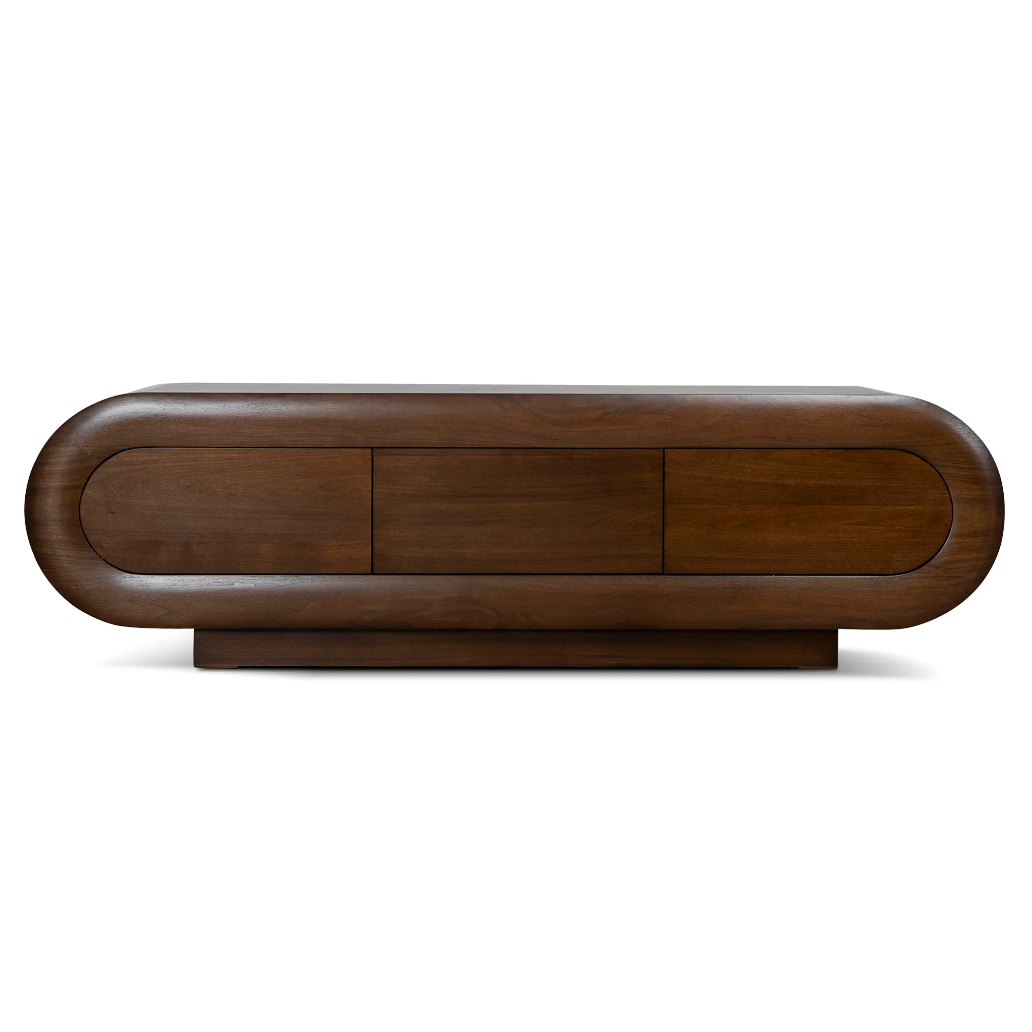 CTV12348-VA 2m TV Entertainment Unit - Natural Walnut - Image 2