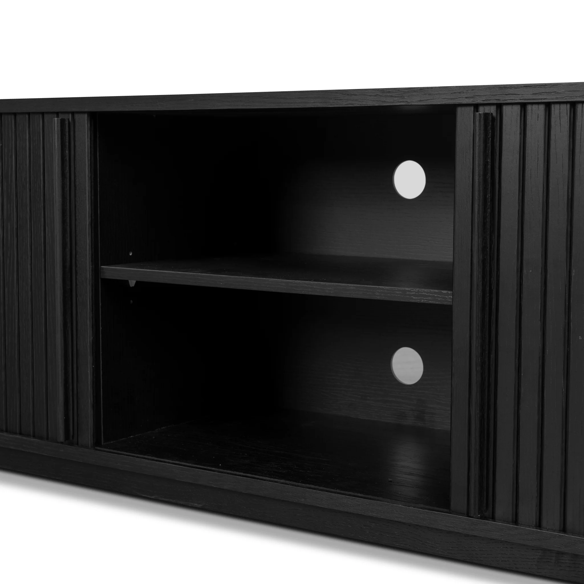 CTV12546-KD 2m TV Entertainment Unit - Full Black - Image 8