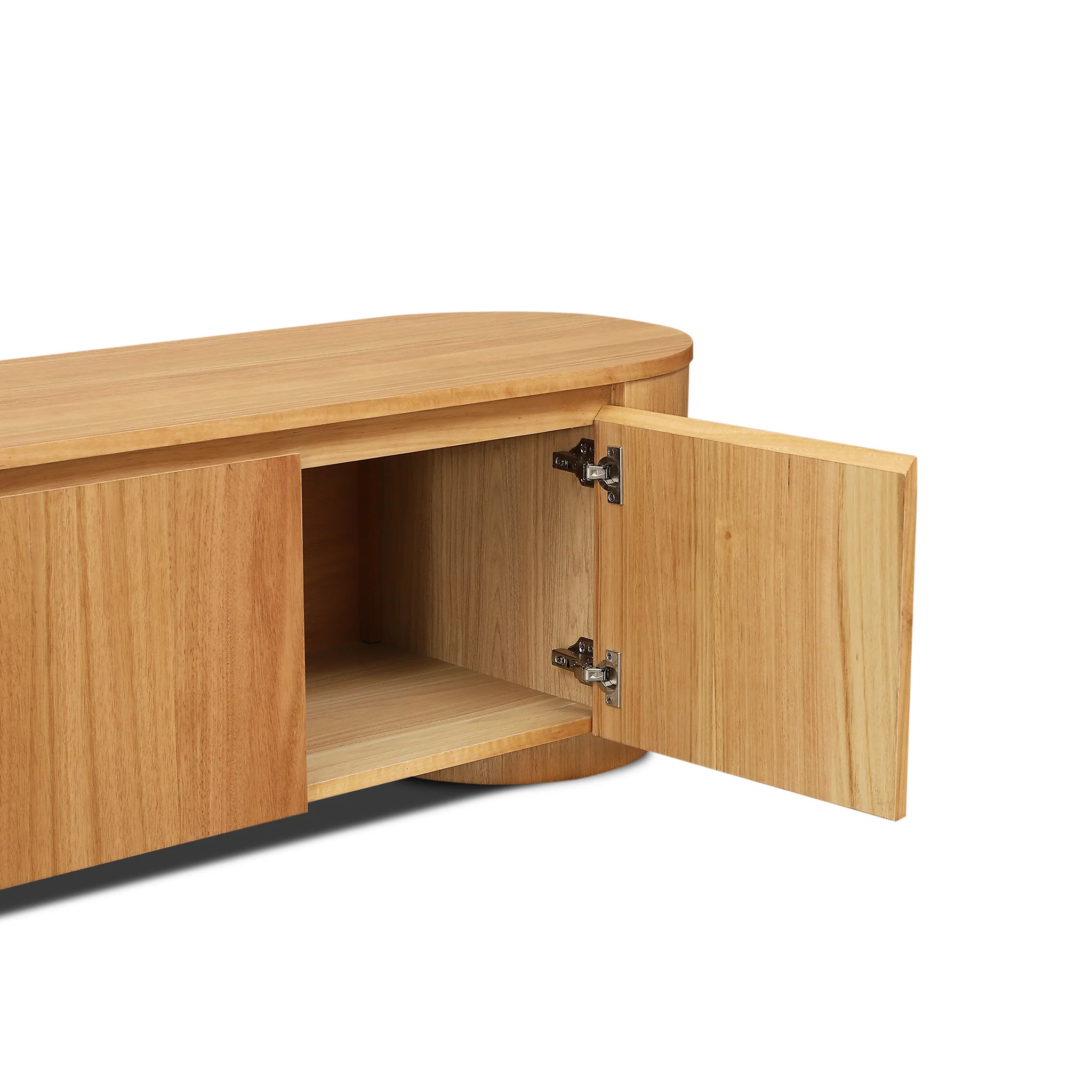 CTV12634-MA 2.1m Tassie Oak TV Entertainment Unit - Natural - Image 4