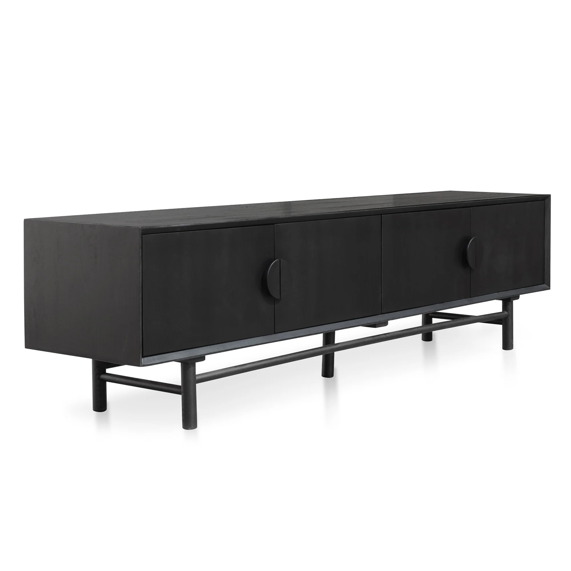CTV2648-OW 2.1m Entertainment TV Unit - Black - Image 2