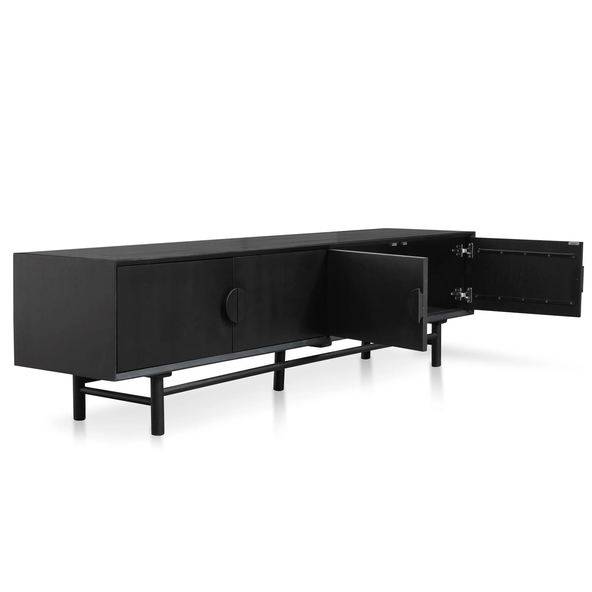 CTV2648-OW 2.1m Entertainment TV Unit - Black - Image 5