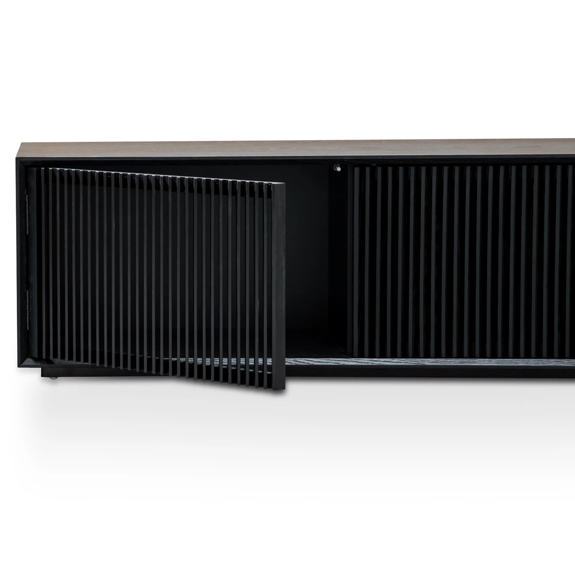 CTV2724-DW 2m Entertainment TV Unit - Black Veneer - Image 10