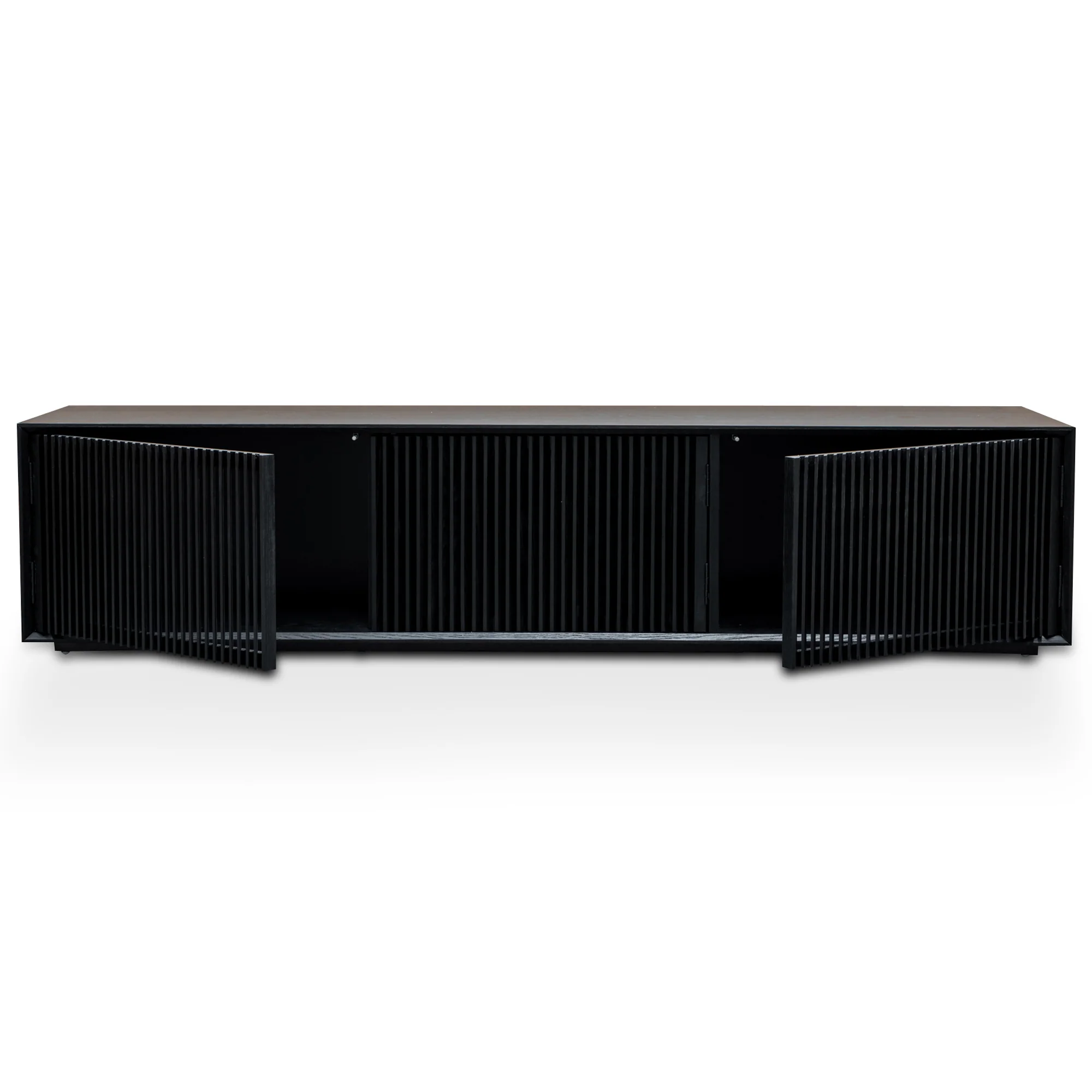 CTV2724-DW 2m Entertainment TV Unit - Black Veneer - Image 4