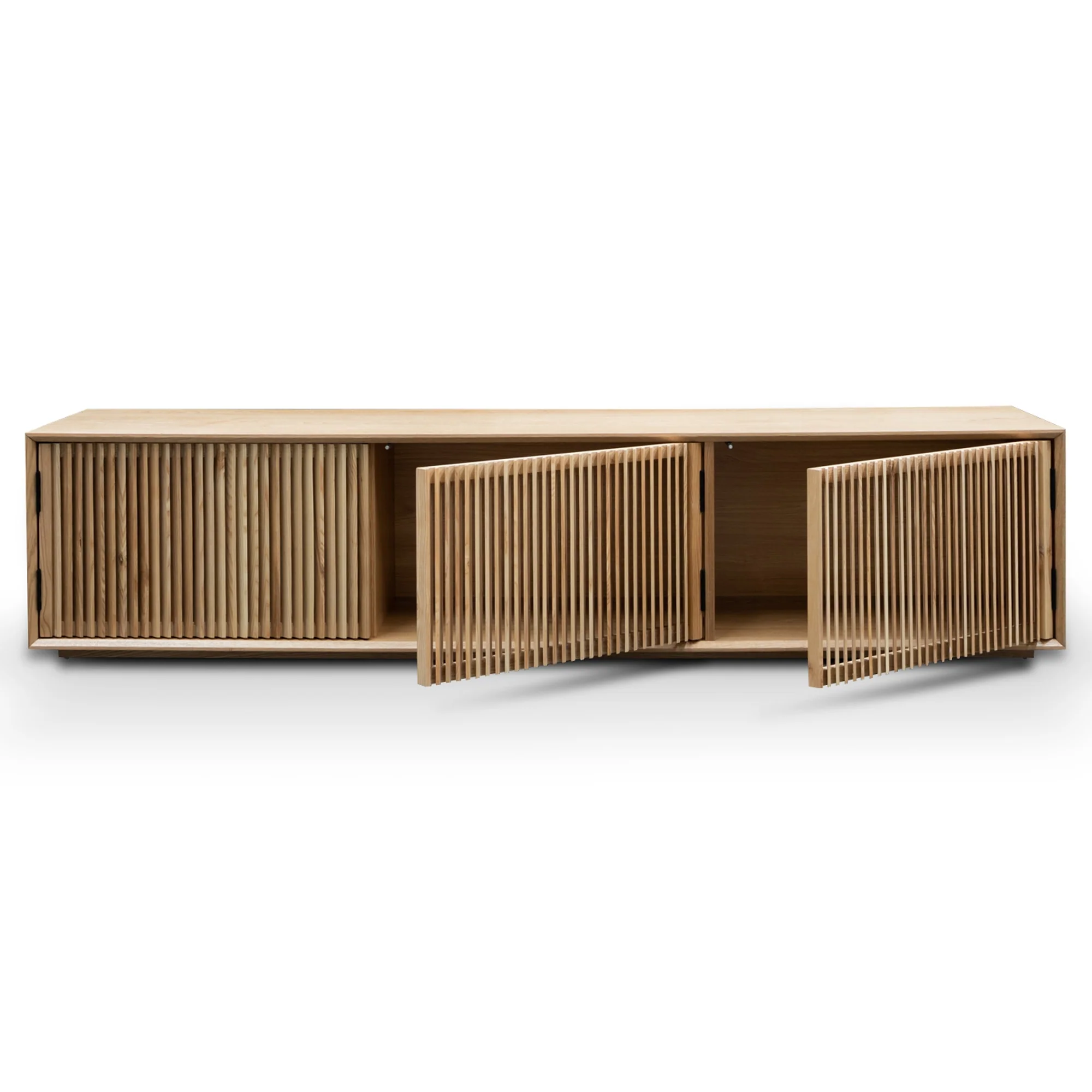 CTV2725-DW 2m Entertainment TV Unit - Natural Ash Veneer - Image 4