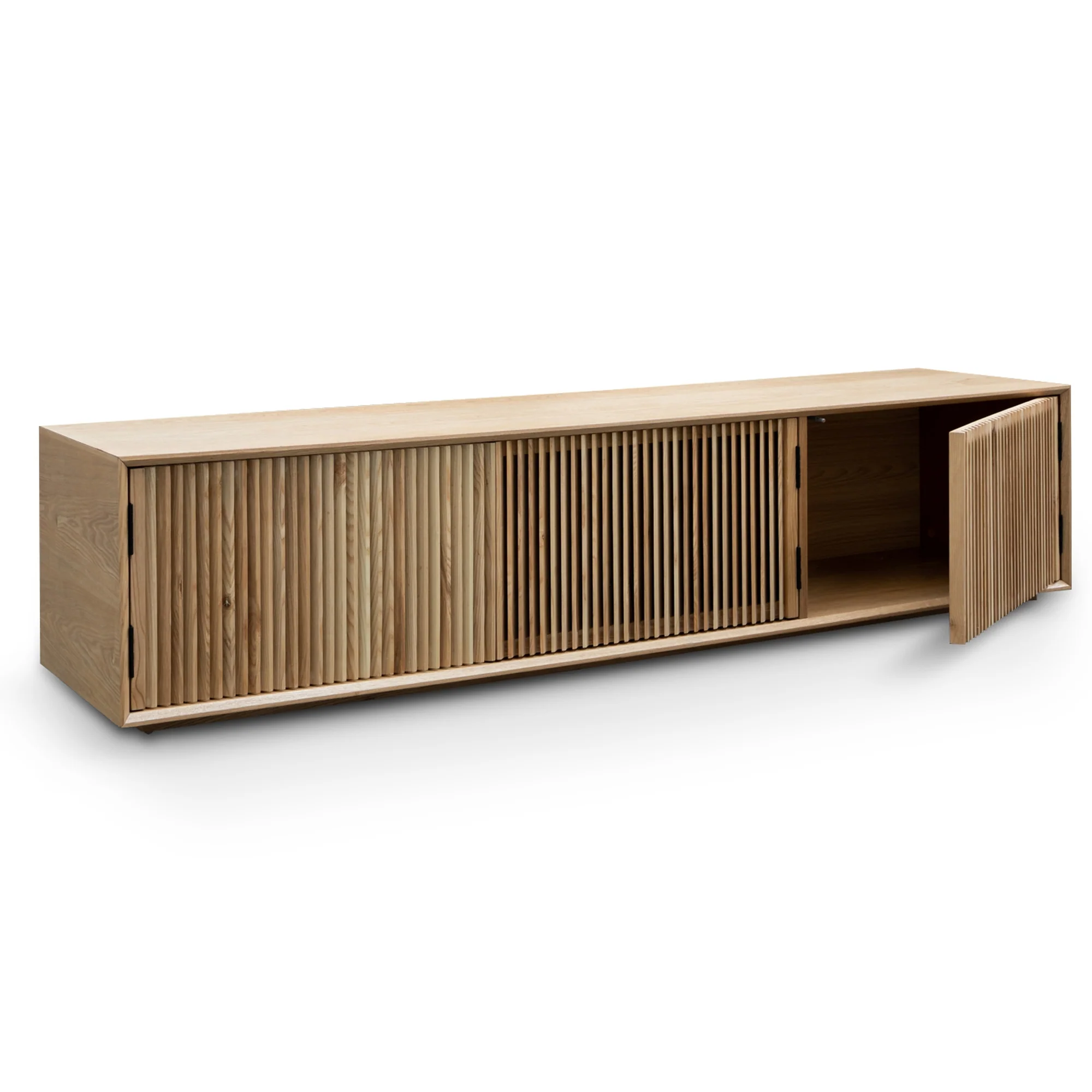 CTV2725-DW 2m Entertainment TV Unit - Natural Ash Veneer - Image 6
