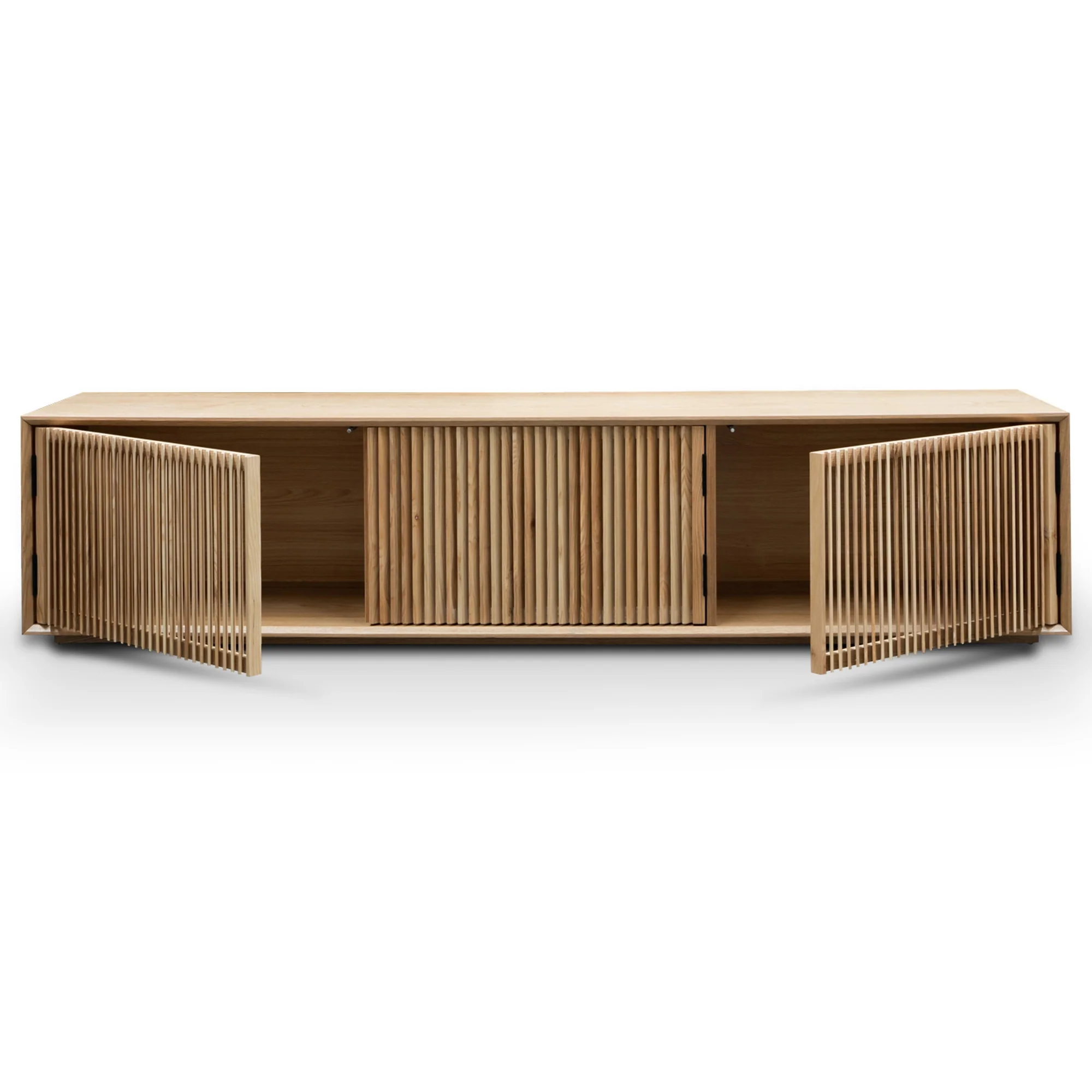 CTV2725-DW 2m Entertainment TV Unit - Natural Ash Veneer - Image 7