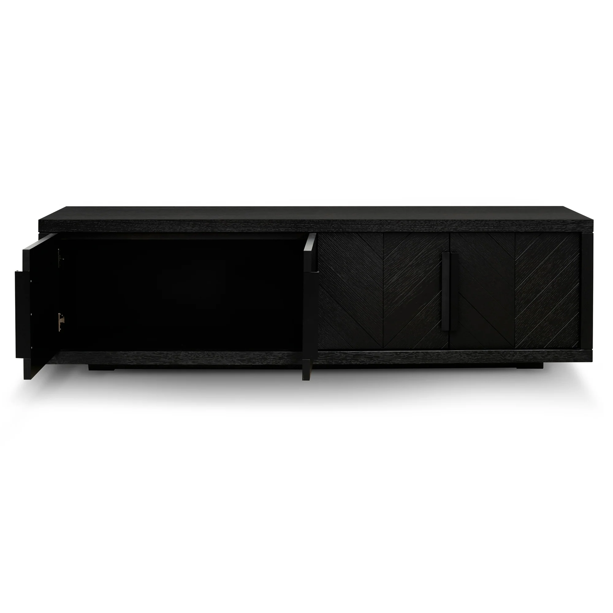 CTV2911-VA 1.8m Entertainment TV Unit - Textured Espresso Black - Image 2