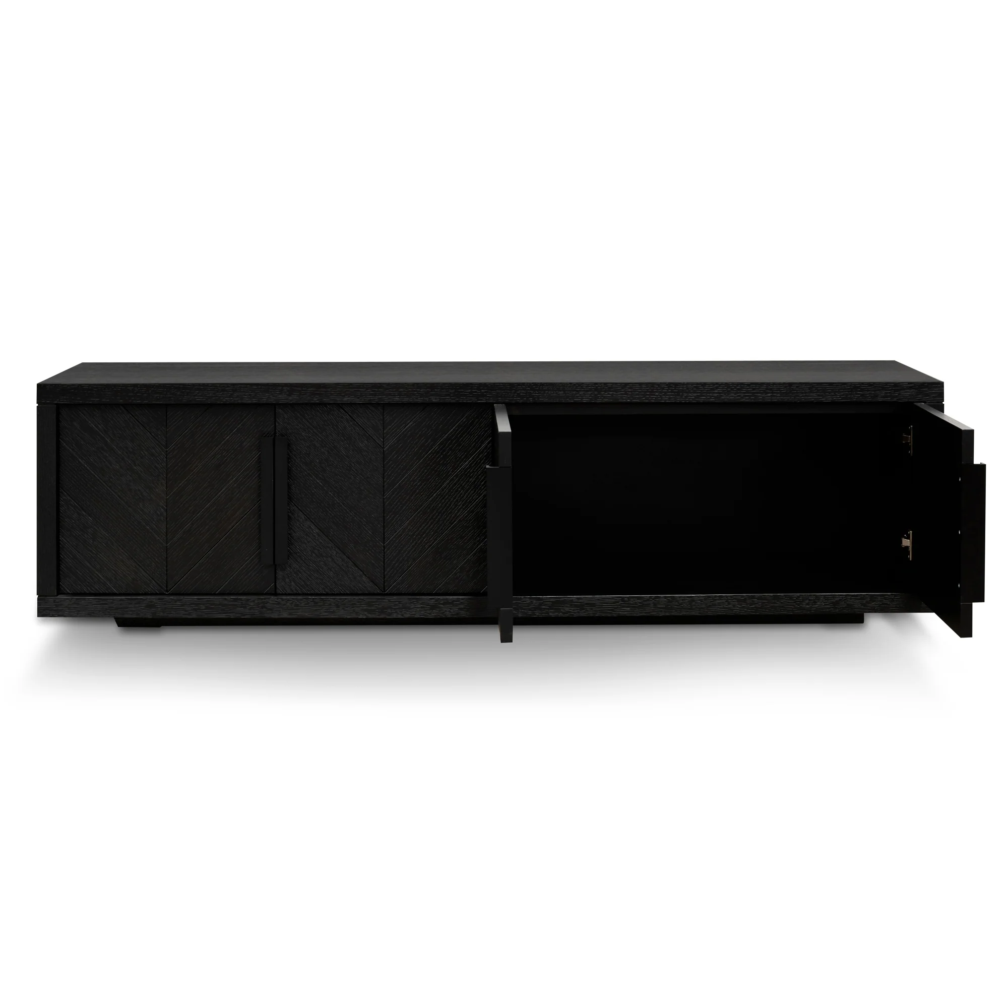 CTV2911-VA 1.8m Entertainment TV Unit - Textured Espresso Black - Image 4