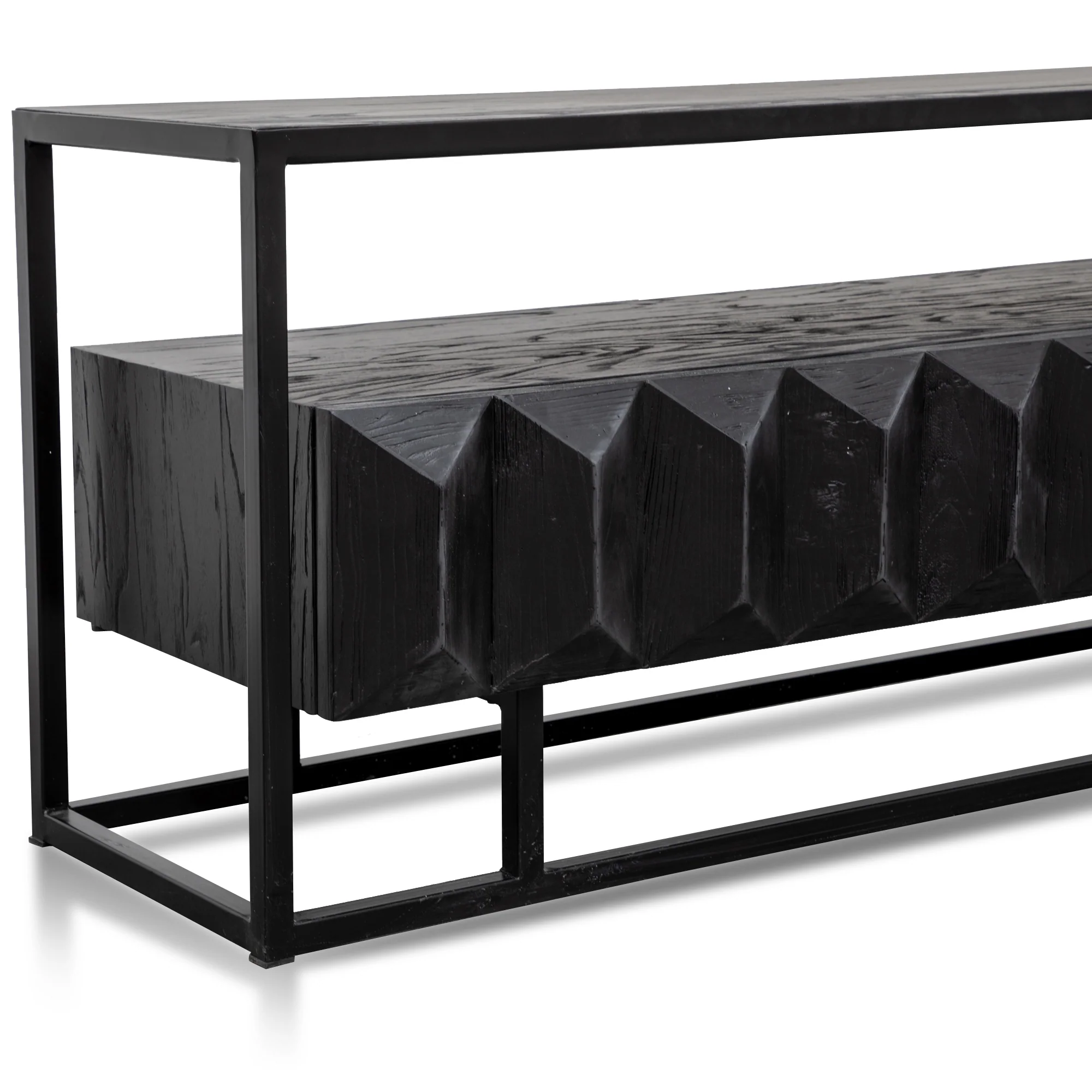 CTV2924-NI 1.8m Entertainment TV Unit - Full Black - Image 3