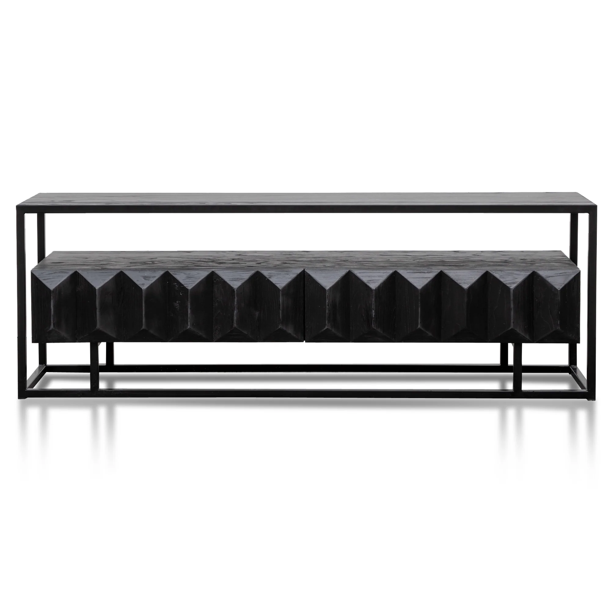 CTV2924-NI 1.8m Entertainment TV Unit - Full Black - Image 4