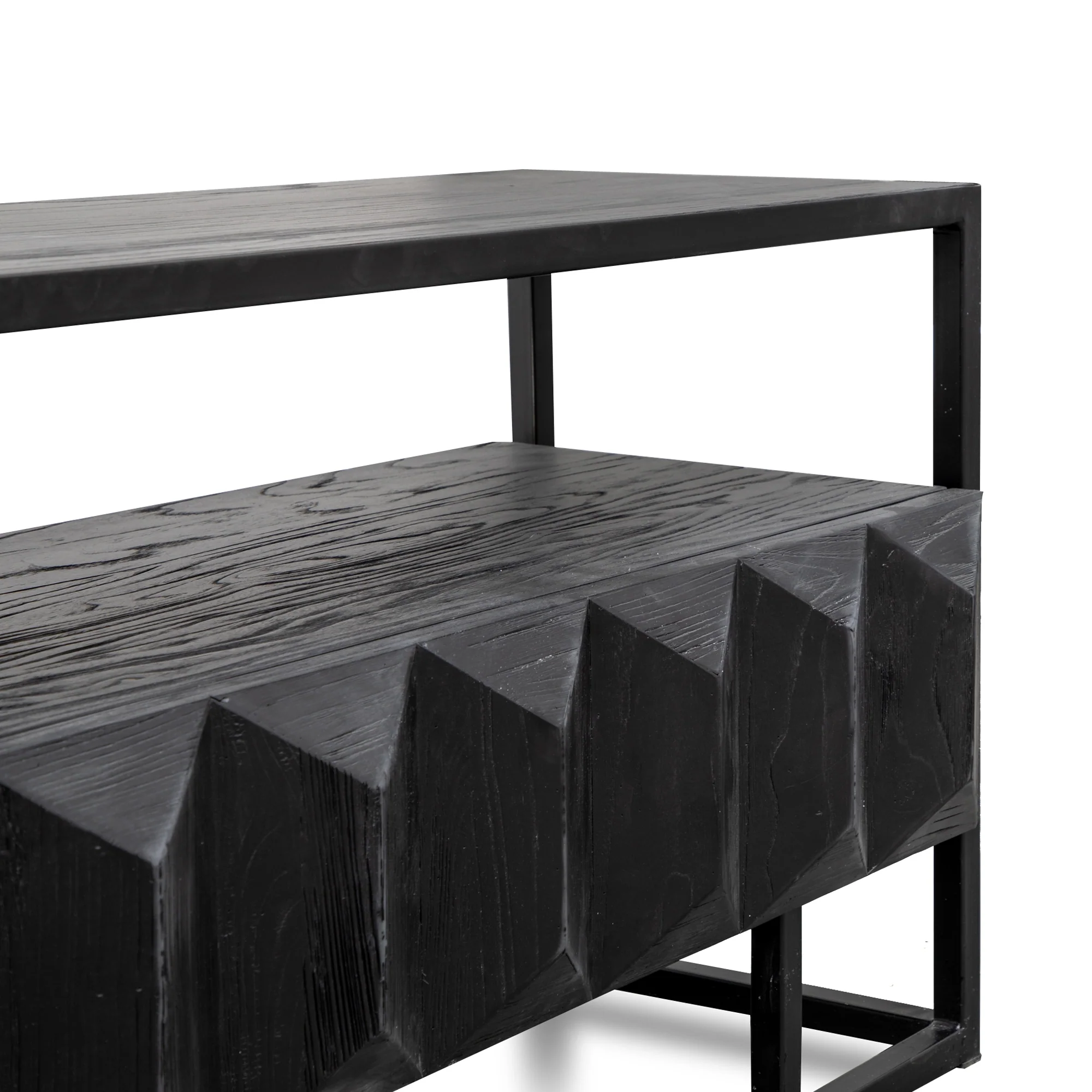 CTV2924-NI 1.8m Entertainment TV Unit - Full Black - Image 5
