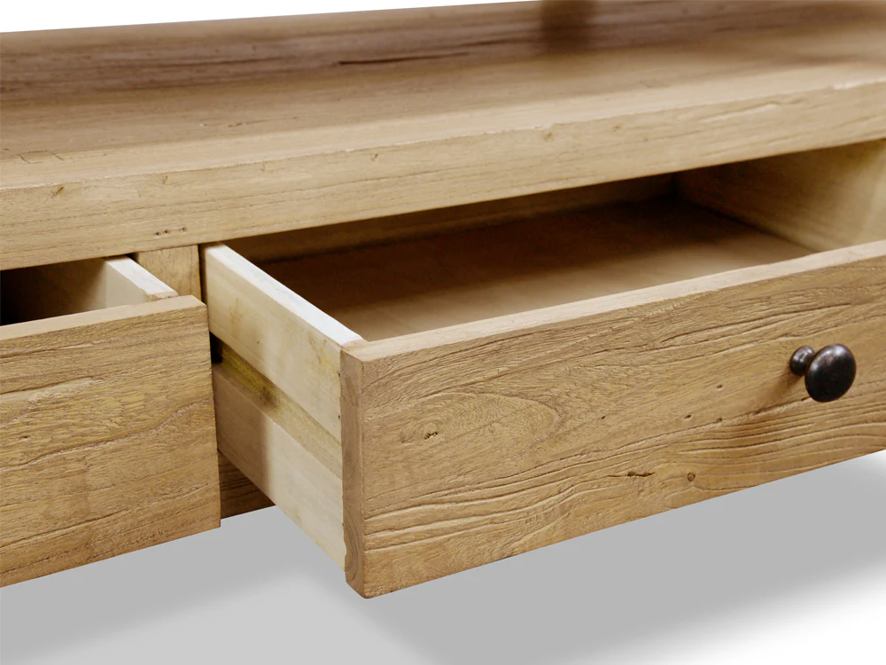 CTV592 180cm Reclaimed Lowline TV Entertainment Unit - Image 5
