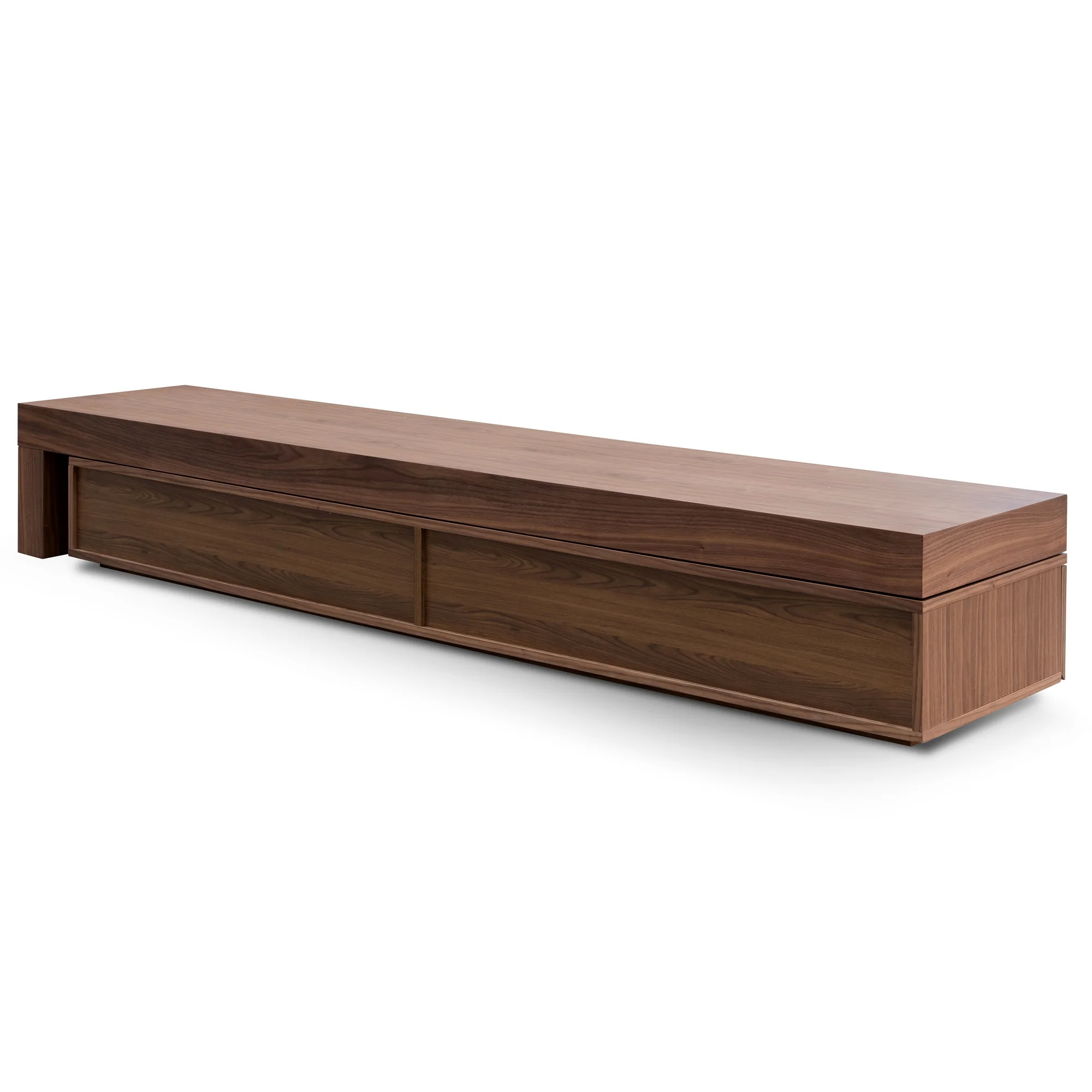 CTV6089-CN - Extendable Entertainment TV Unit - Walnut - Image 3