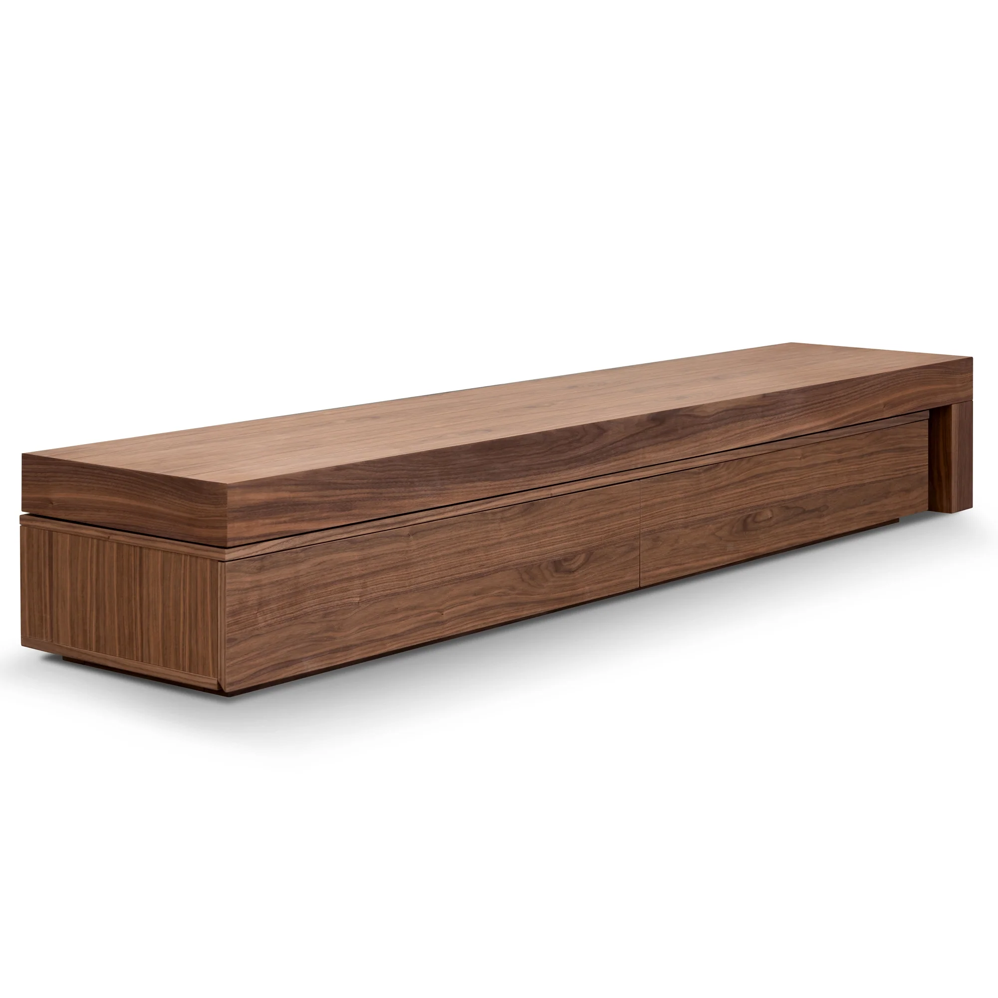 CTV6089-CN - Extendable Entertainment TV Unit - Walnut - Image 4