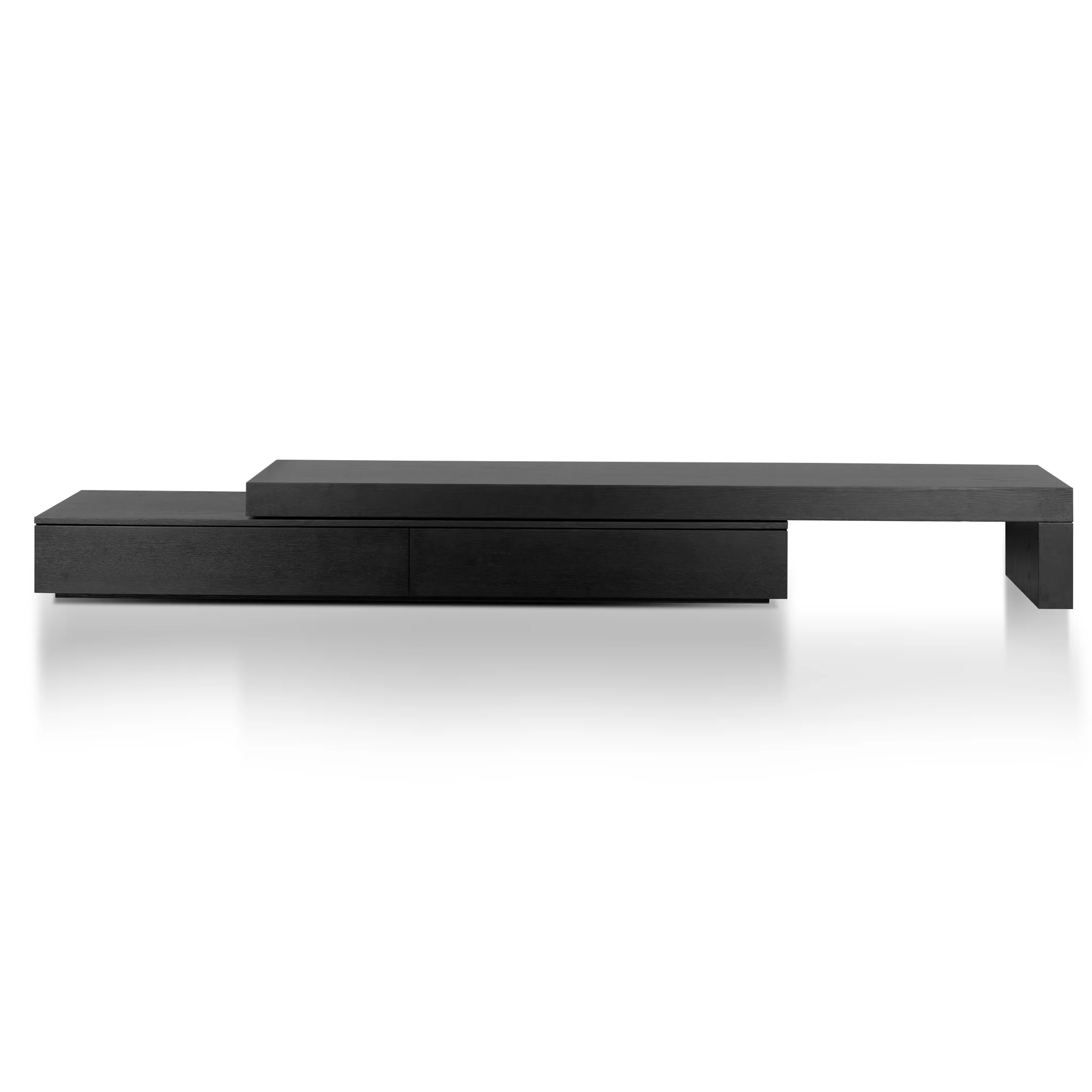 CTV6132-CN Extendable Entertainment TV Unit - Black Oak - Image 2
