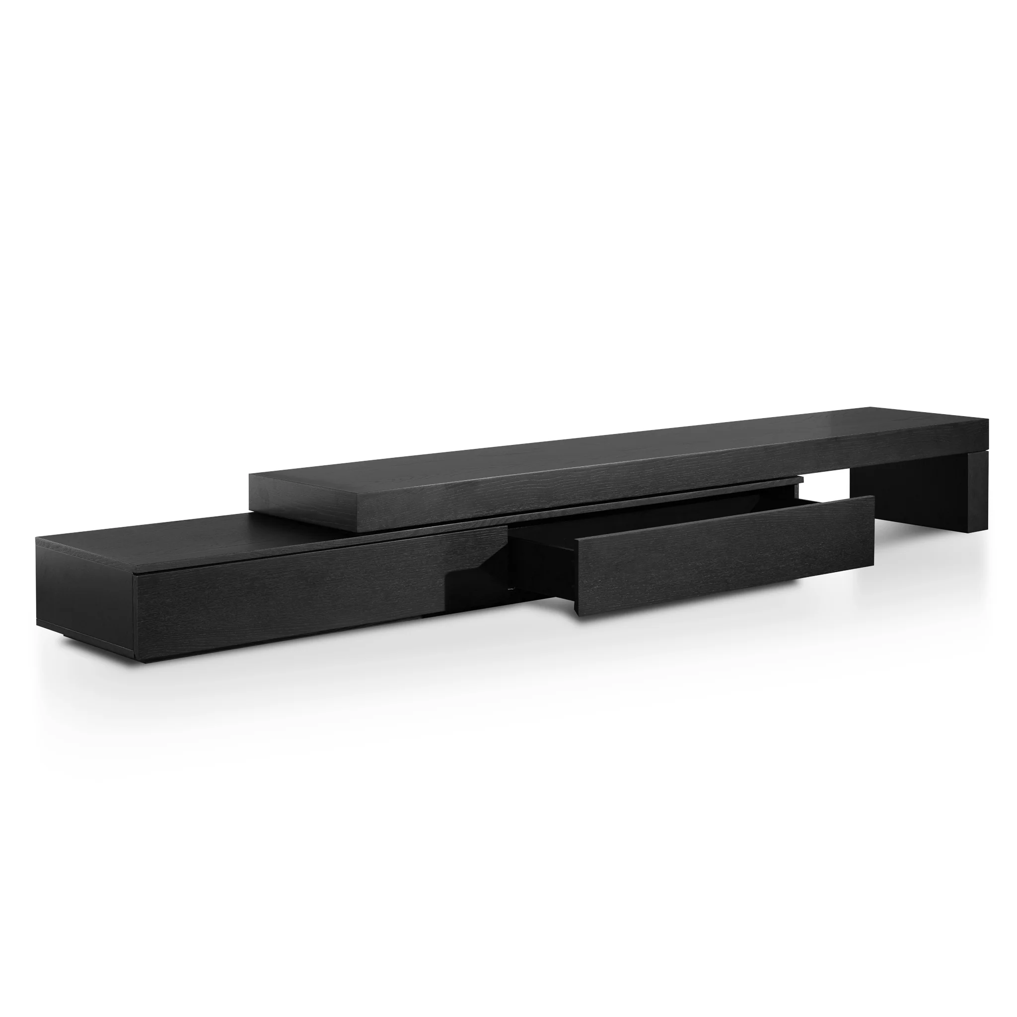 CTV6132-CN Extendable Entertainment TV Unit - Black Oak - Image 5