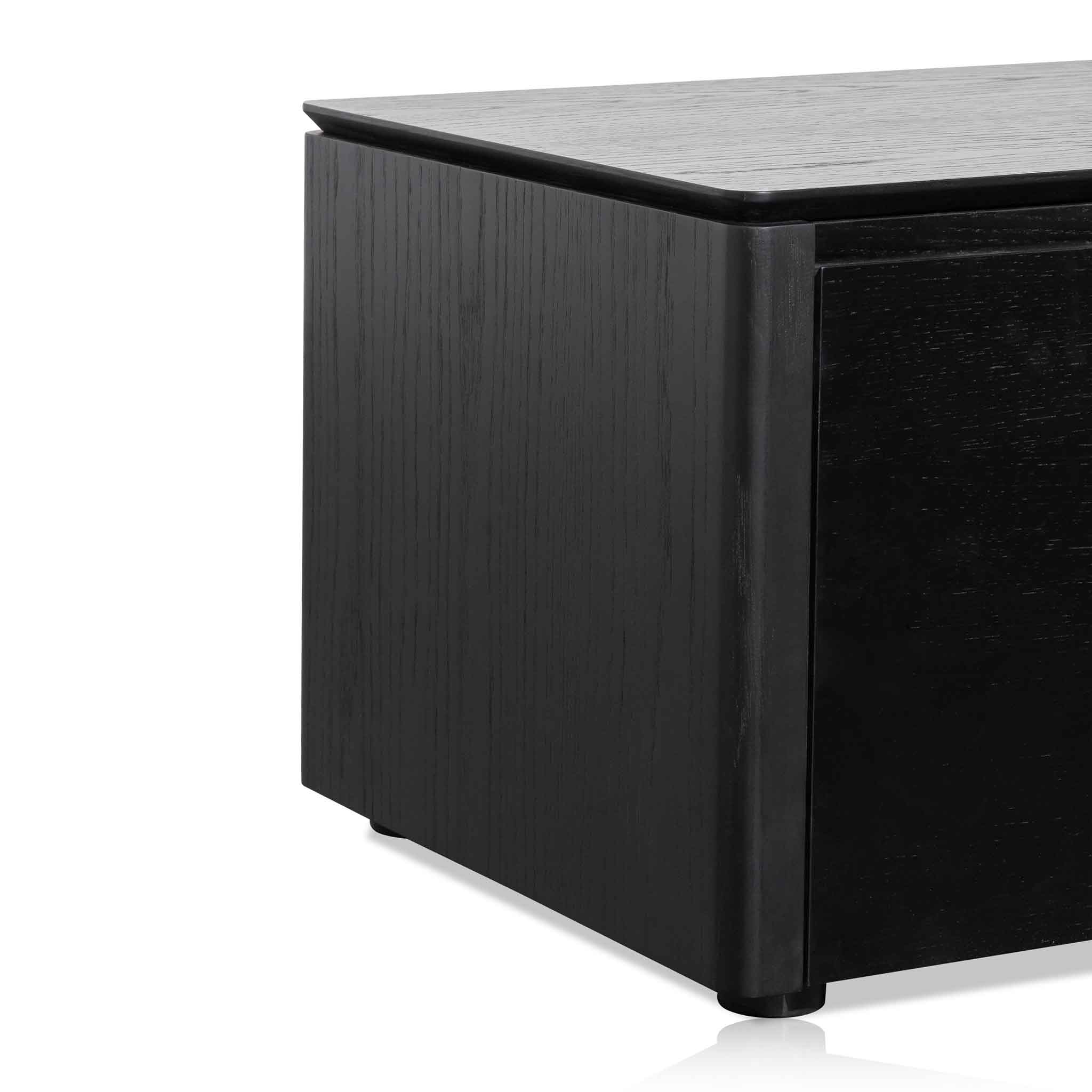 CTV6134-CN TV Entertainment Unit with Middle Drawer - Black Oak - Image 10
