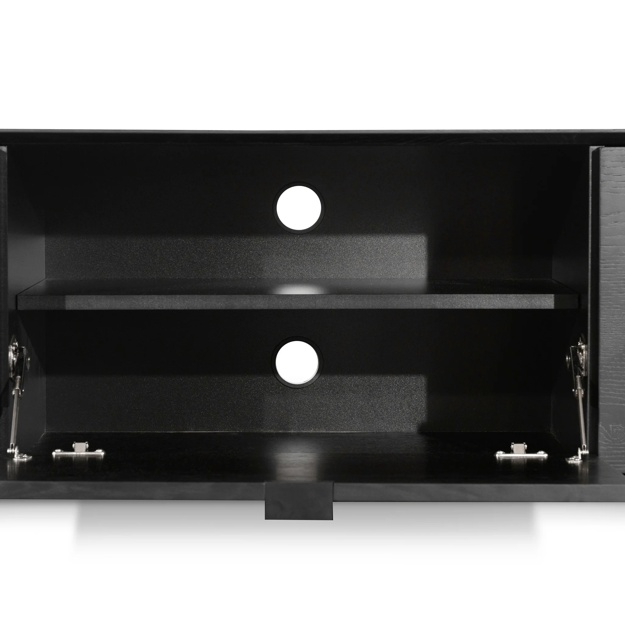 CTV6136-CN 2.4m TV Entertainment Unit - Black Oak - Image 11