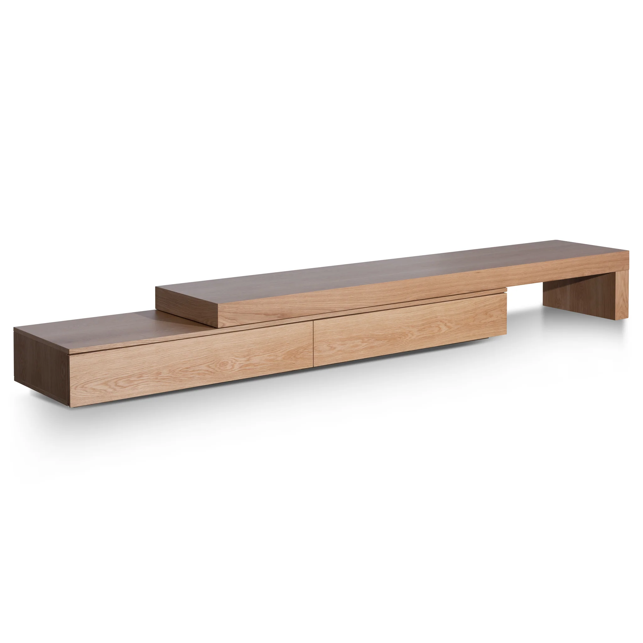 CTV6200-CN Extendable TV Entertainment Unit - Natural Oak - Image 11