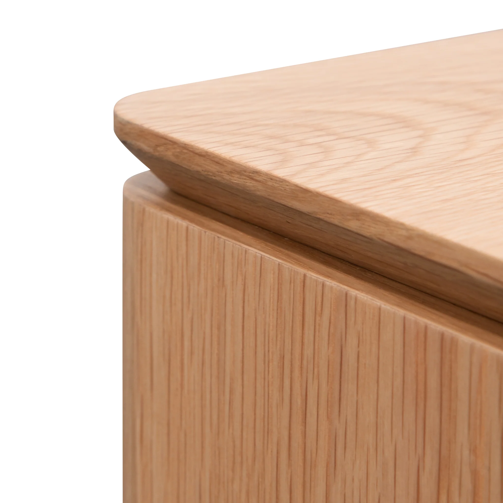 CTV6201-CN TV Entertainment Unit with Middle Drawer - Natural Oak - Image 7