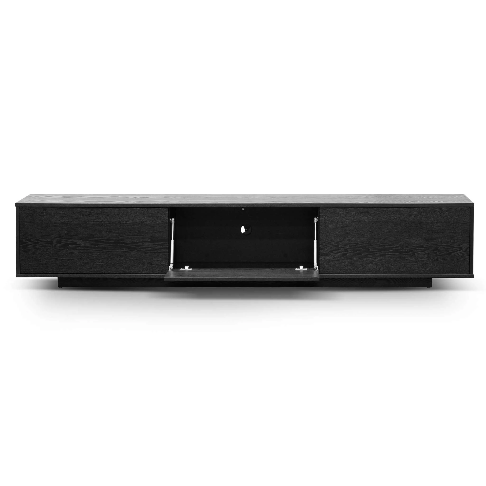 CTV6753-BB 2.3m Wooden Entertainment Unit - Full Black - Image 5
