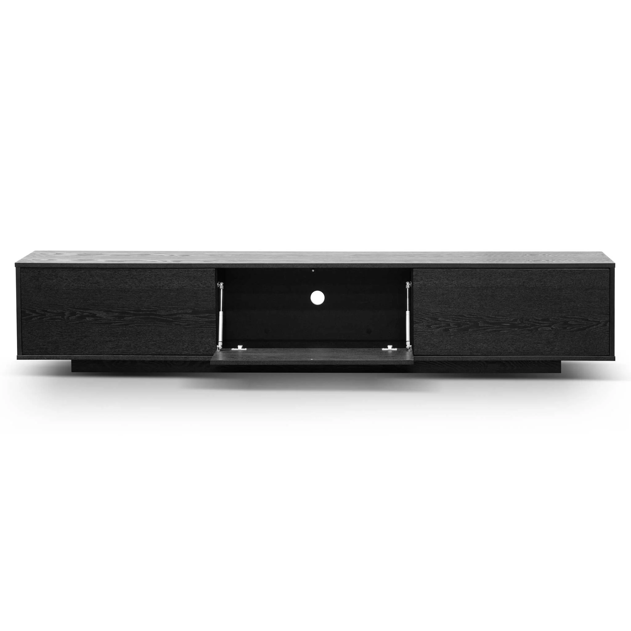 CTV6753-BB 2.3m Wooden Entertainment Unit - Full Black - Image 6
