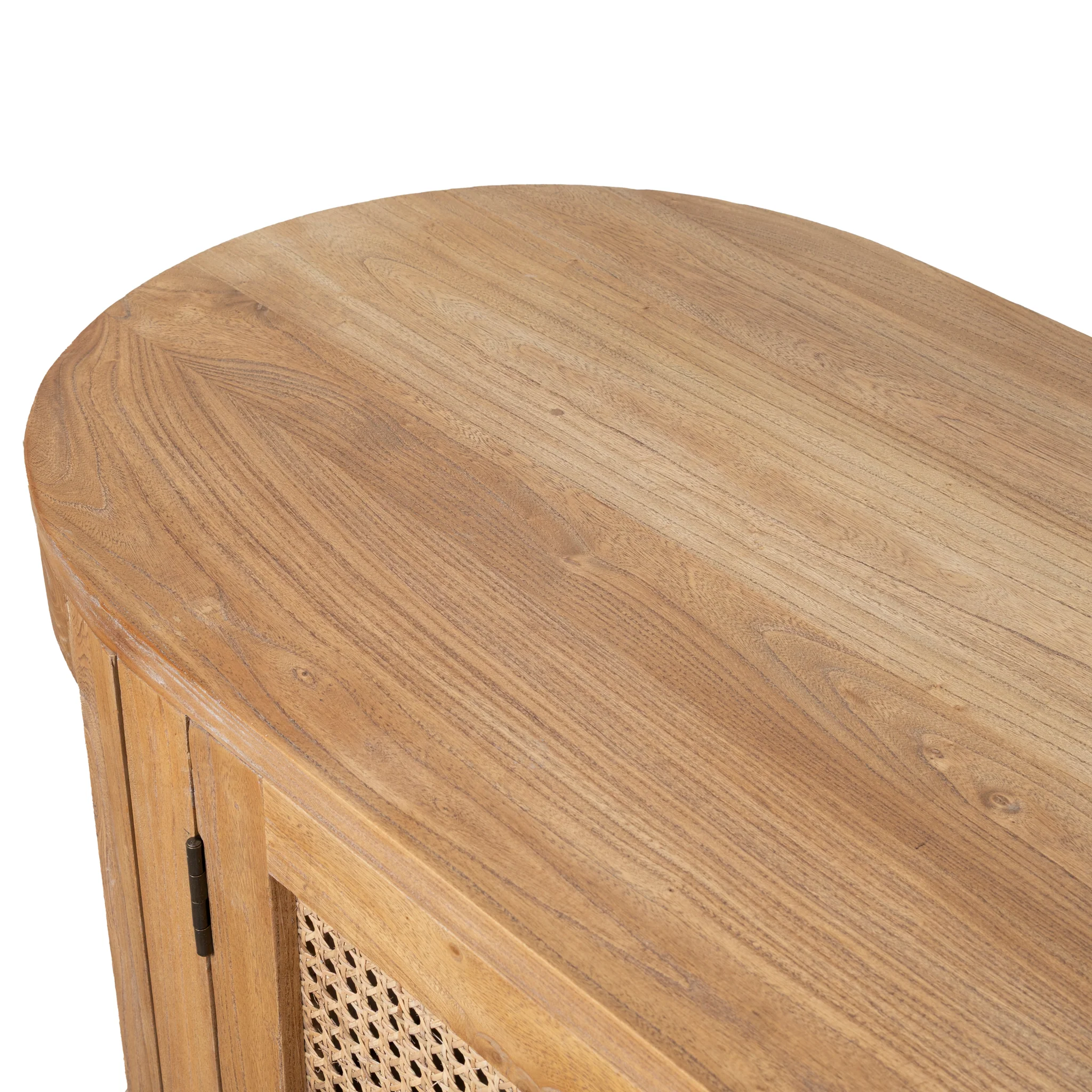 CDT6768 2.1m Sideboard Unit - Natural with Rattan Doors - Image 11