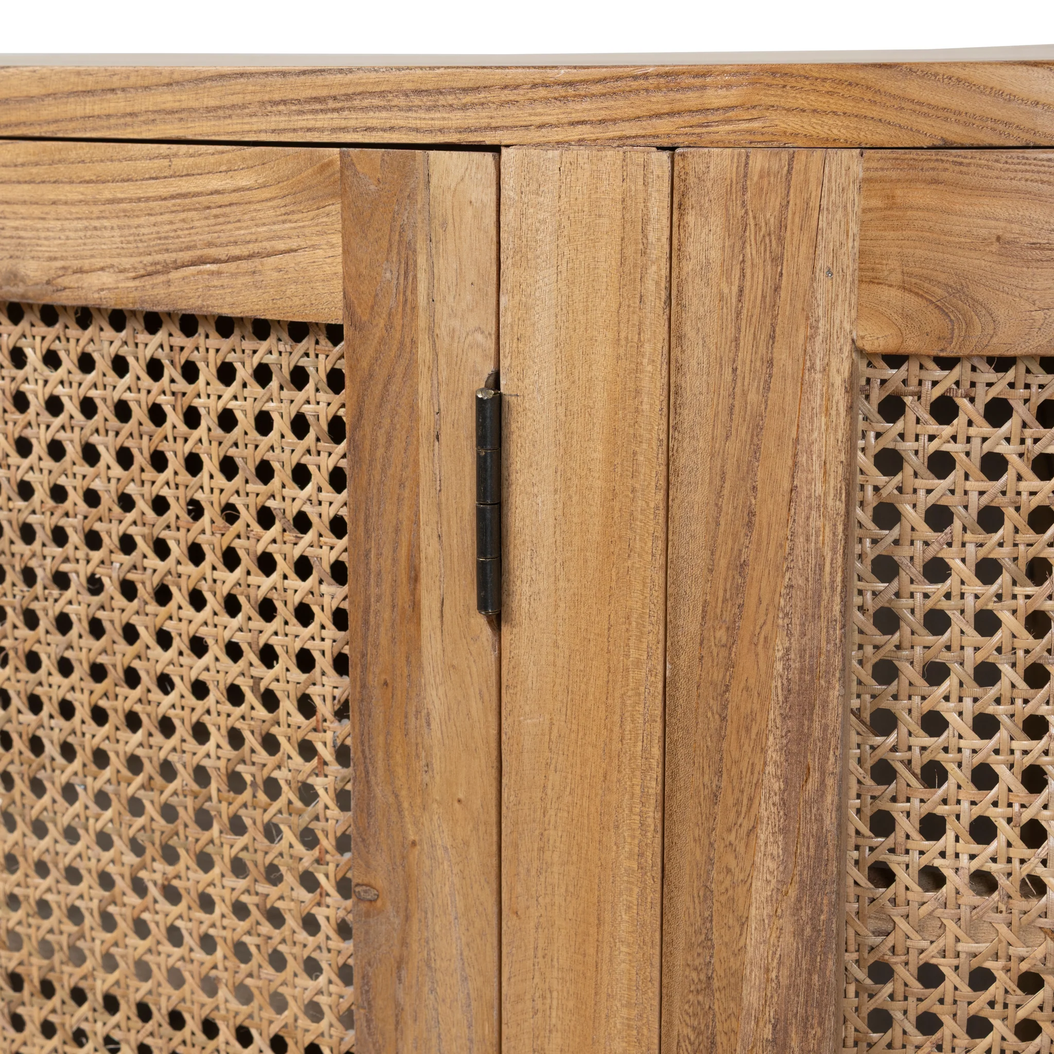 CDT6768 2.1m Sideboard Unit - Natural with Rattan Doors - Image 15
