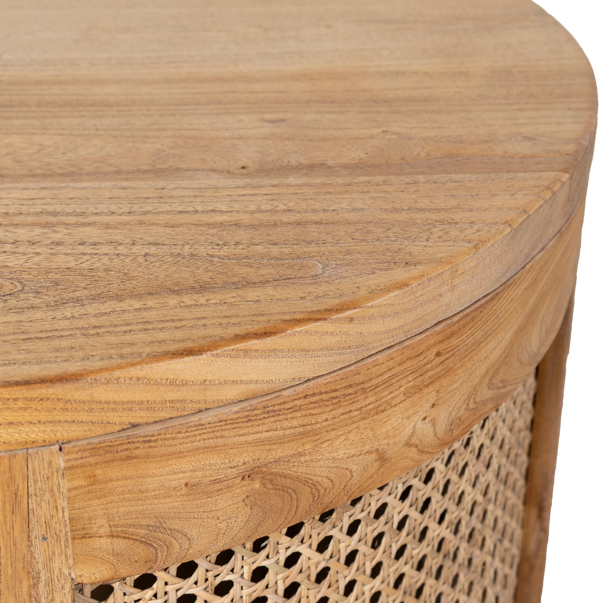 CDT6768 2.1m Sideboard Unit - Natural with Rattan Doors - Image 16