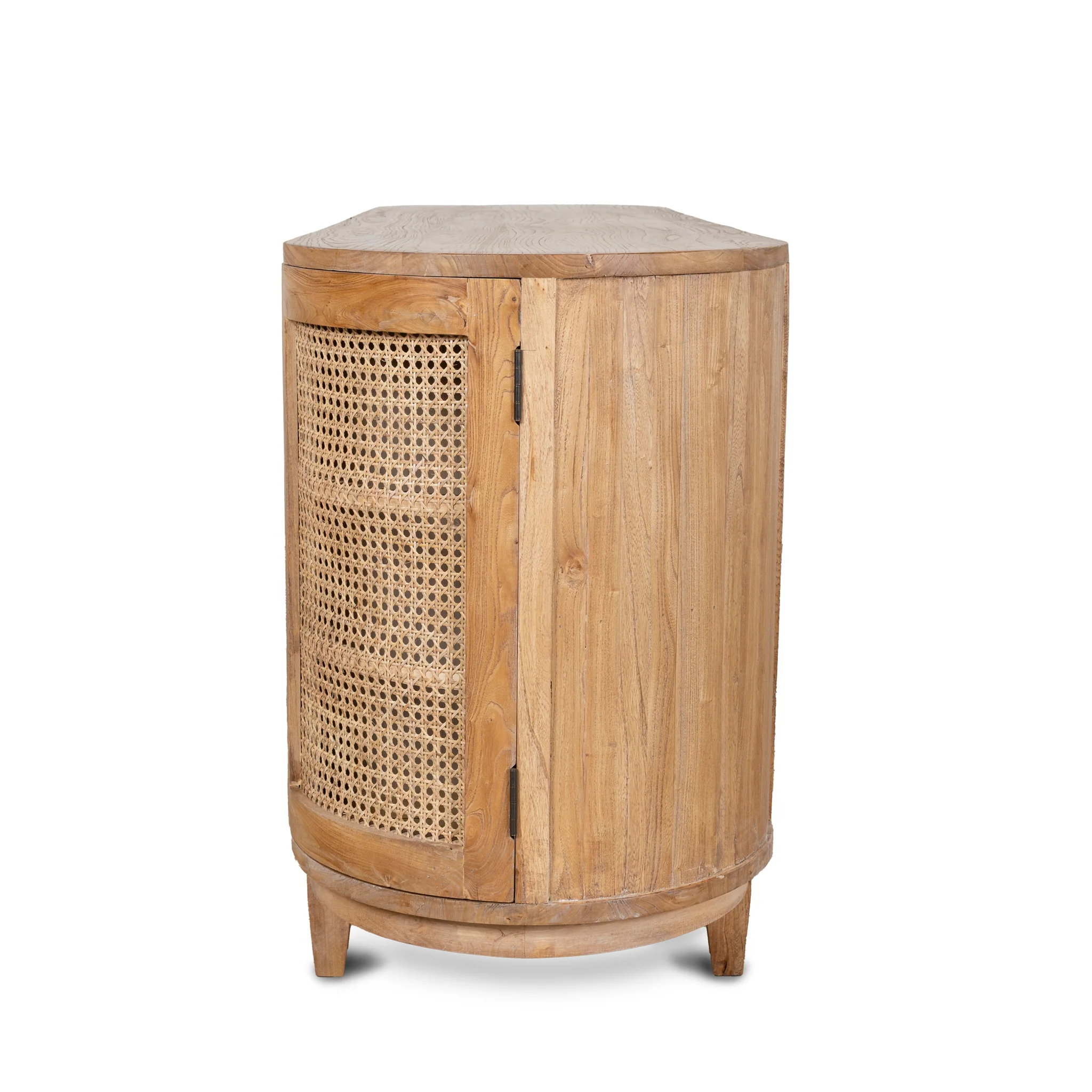 CDT6768 2.1m Sideboard Unit - Natural with Rattan Doors - Image 5