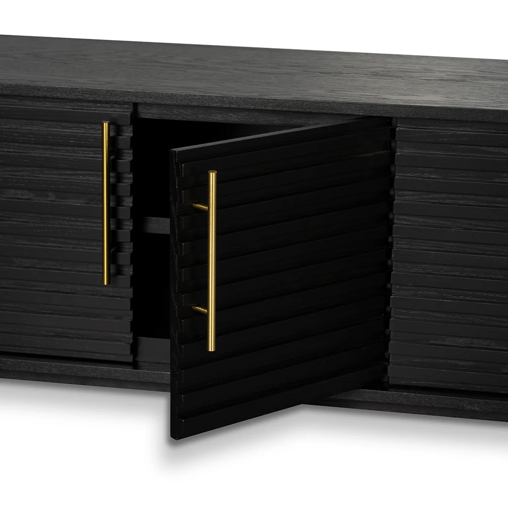 CTV8228-VA 2.3m TV Entertainment Unit - Textured Espresso Black - Image 12