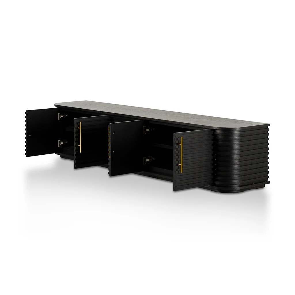 CTV8228-VA 2.3m TV Entertainment Unit - Textured Espresso Black - Image 13