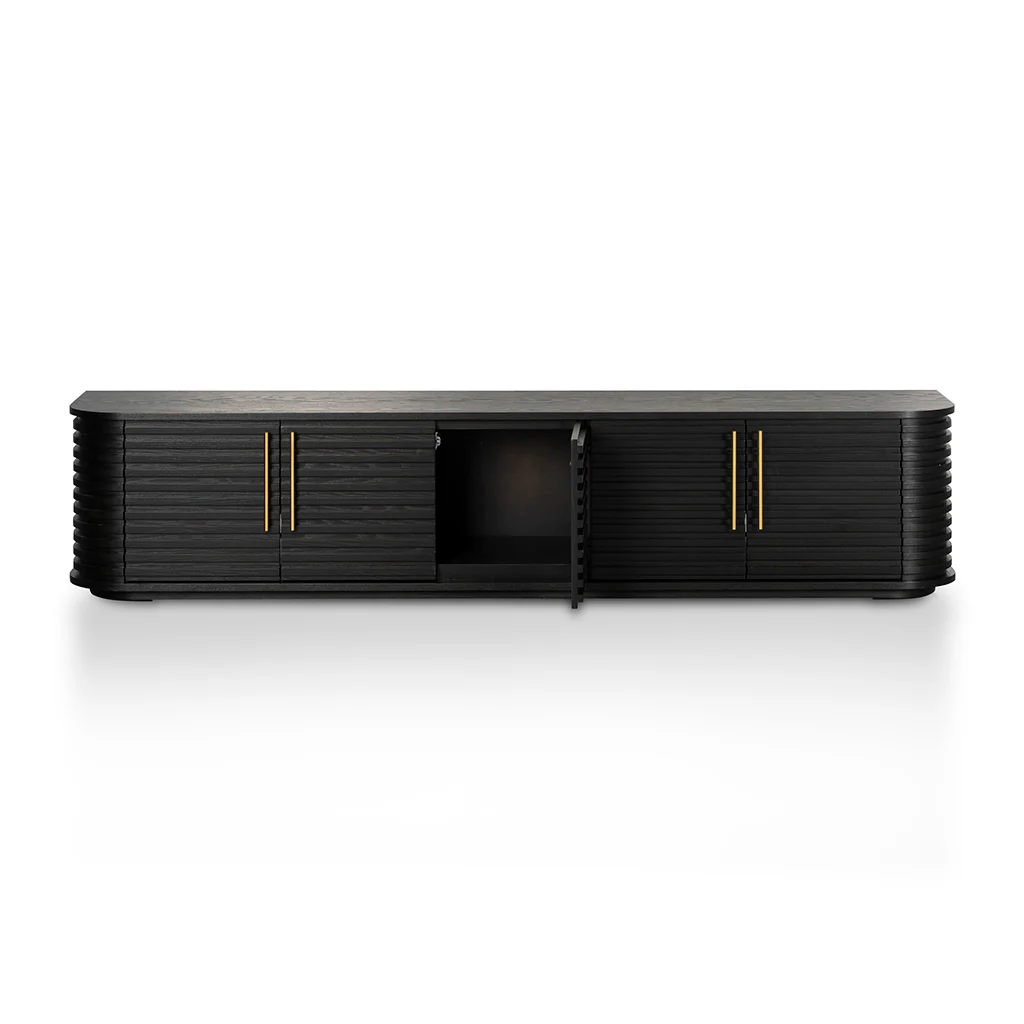 CTV8228-VA 2.3m TV Entertainment Unit - Textured Espresso Black - Image 3